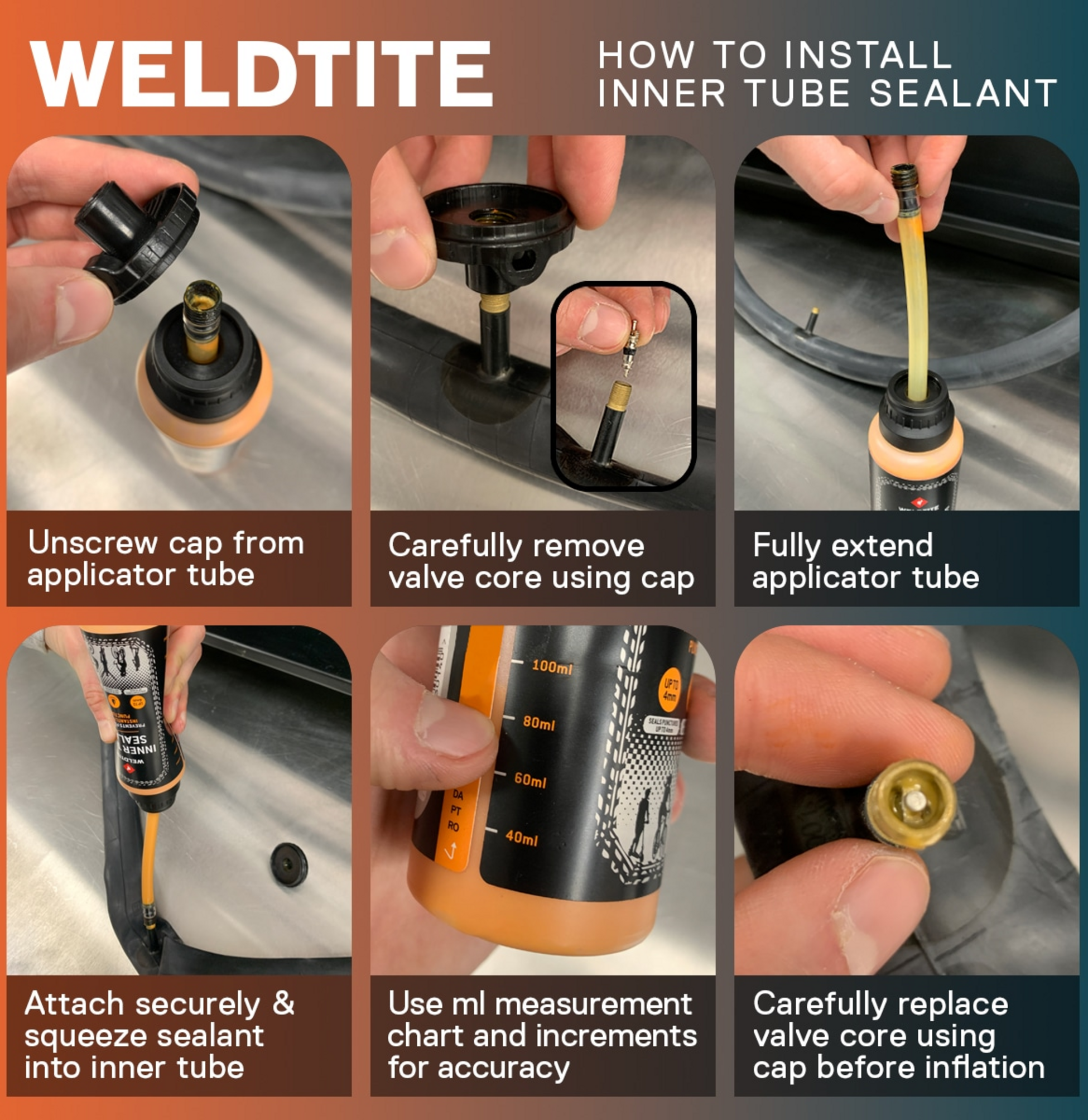 WELDTITE, Inner Tube Sealant