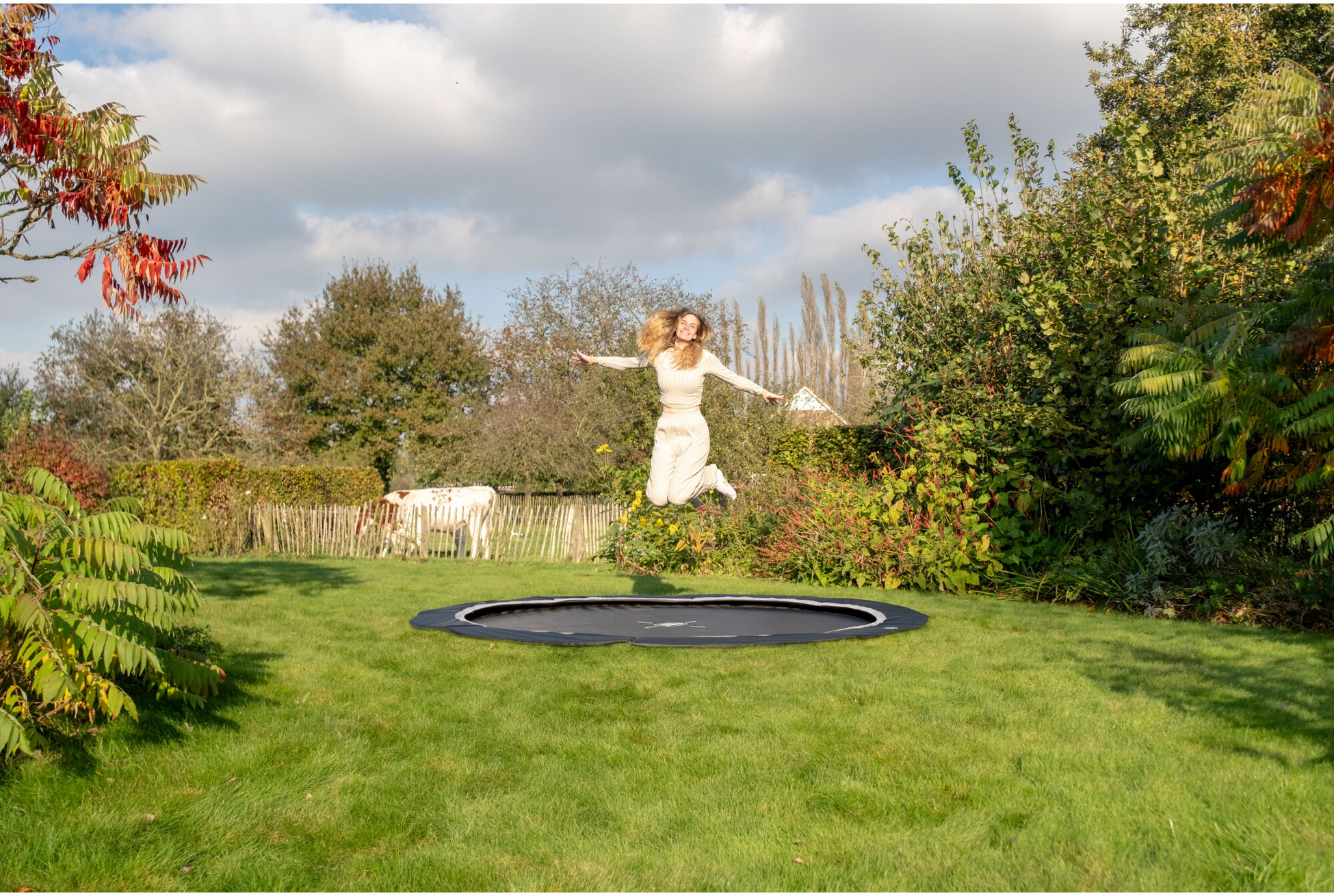 EXIT, Interra Sport-marktrampolin &Oslash;244cm - Svart