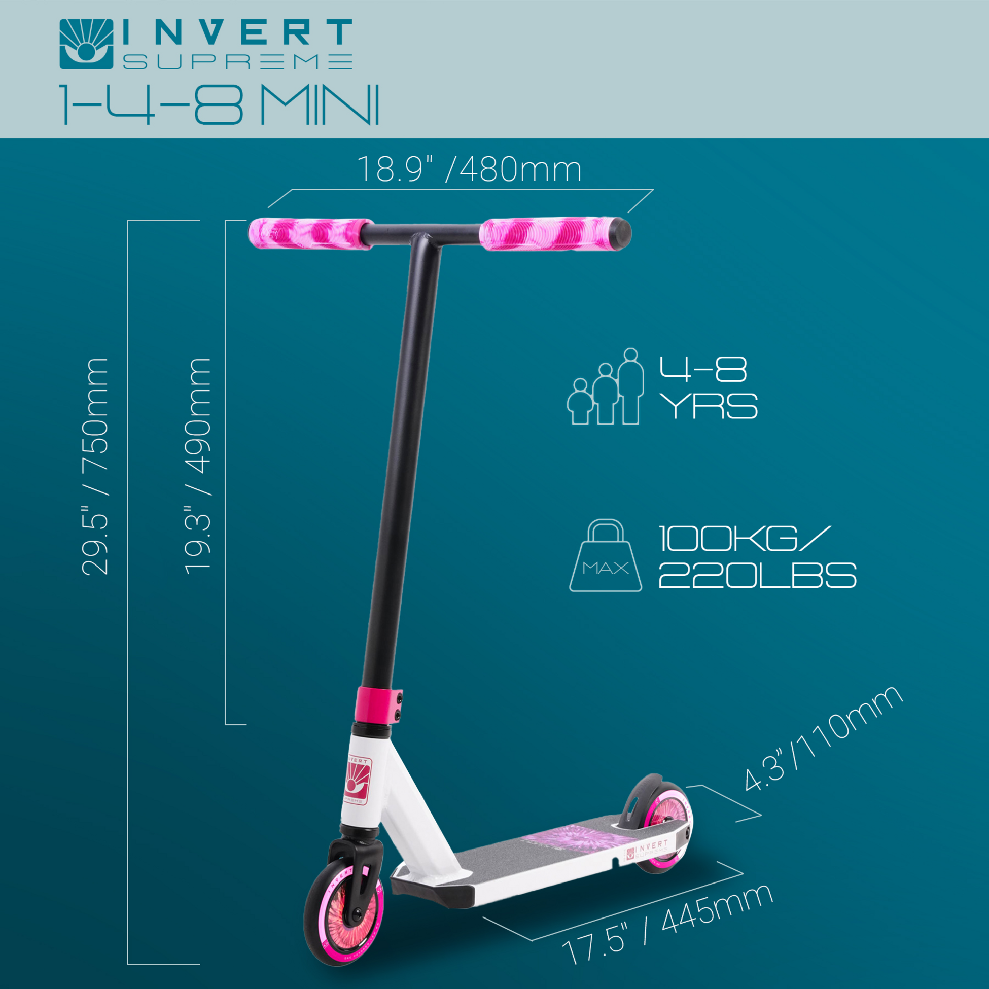 INVERT, Invert Supreme Mini Stunt Scooter