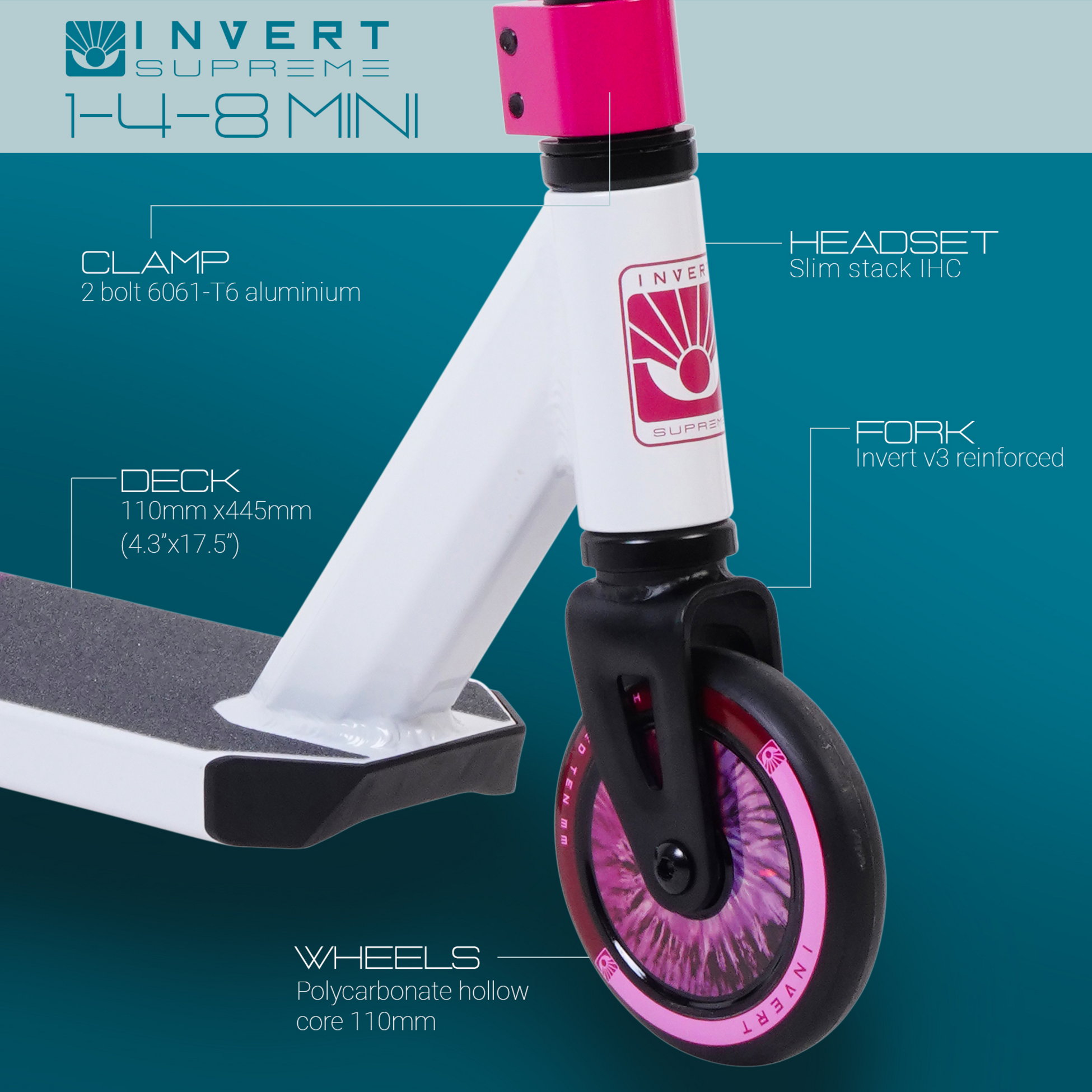 INVERT, Invert Supreme Mini Stunt Scooter