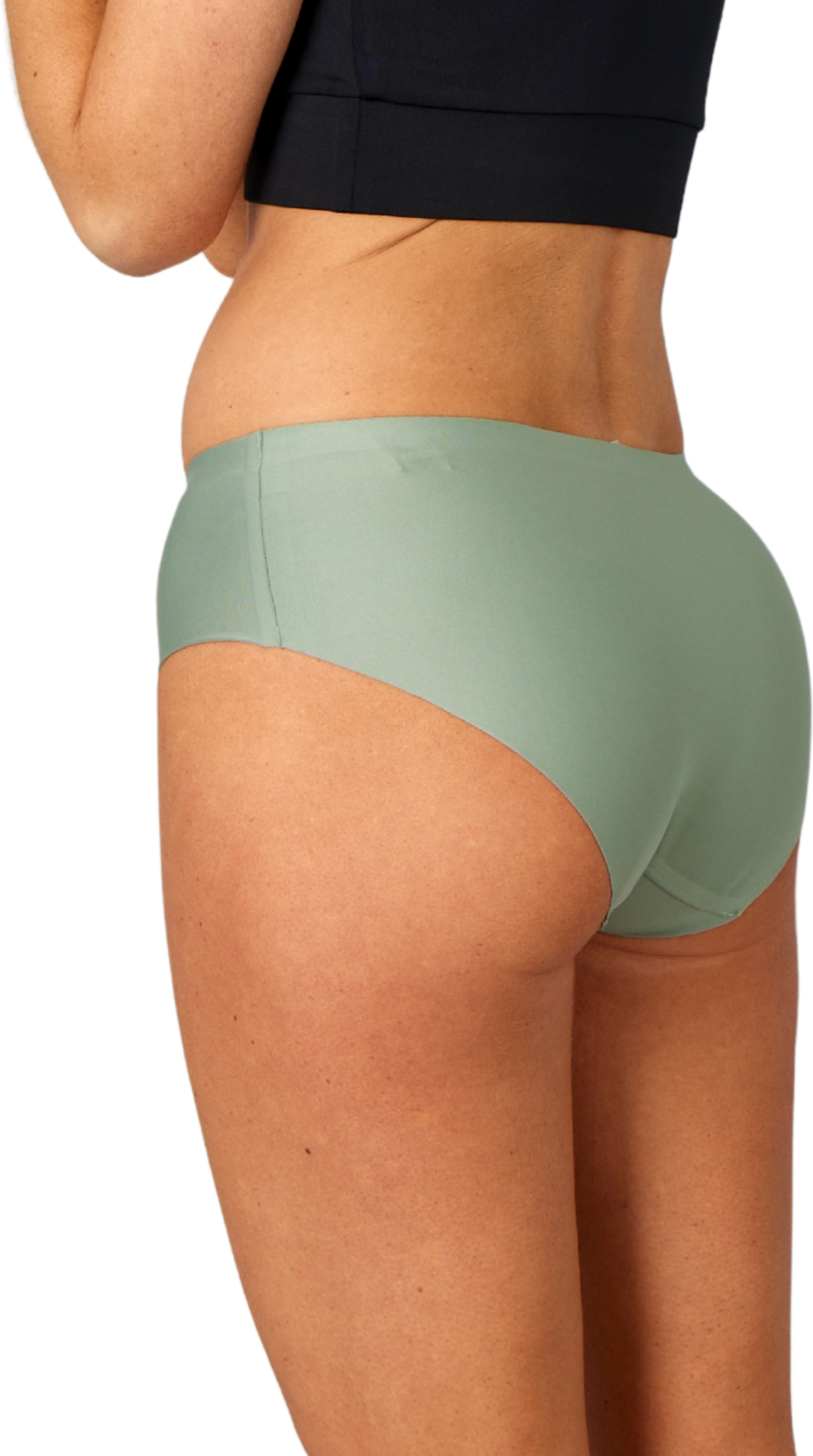 PURE LIME, Invisible Microfiber Hipster 2 Pack