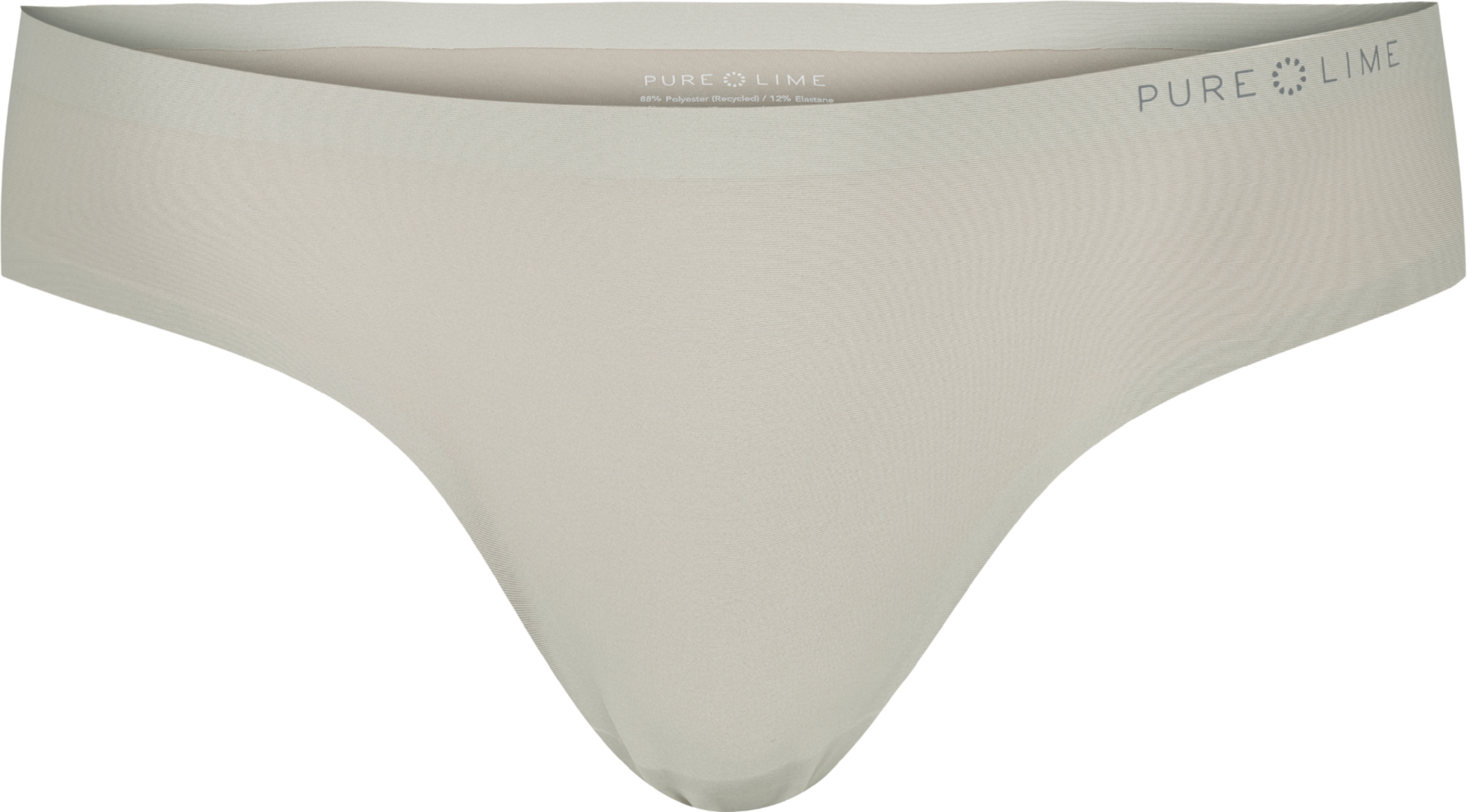 PURE LIME, Invisible Microfiber Thong 2 Pack