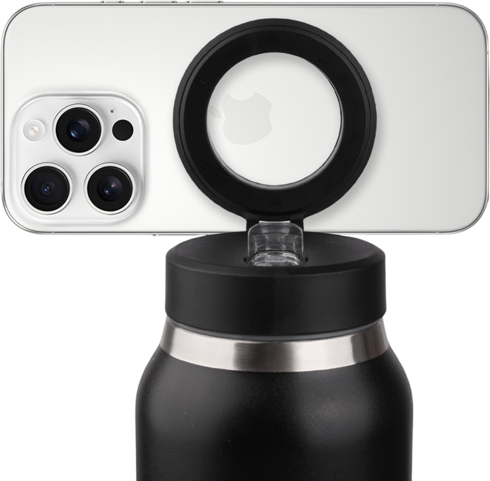 ONAMASTE, Isolerad Flaska 750 Ml Med Magnetiskt Mobilstöd