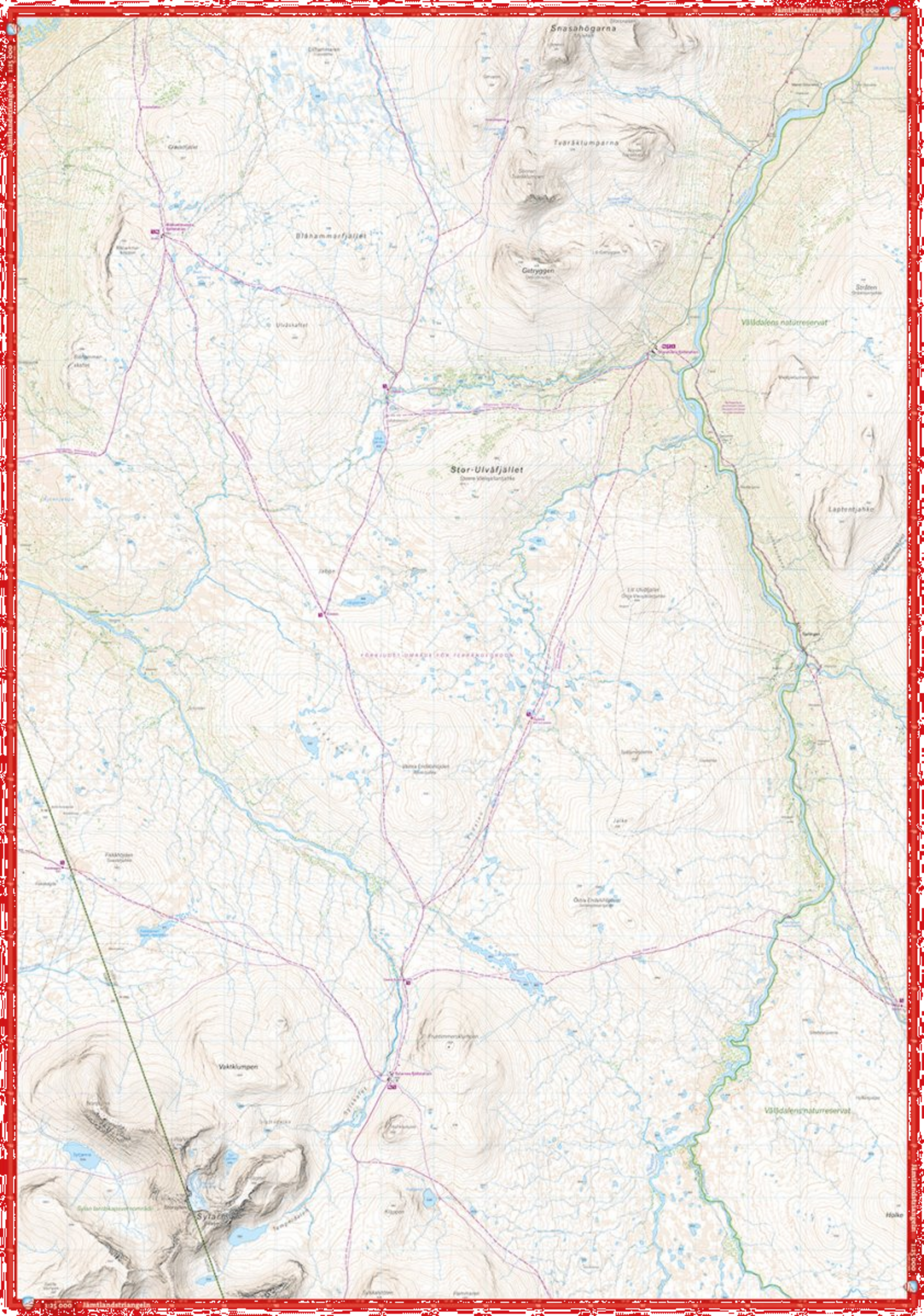 CALAZO, Jämtlandstriangeln 1:25 000