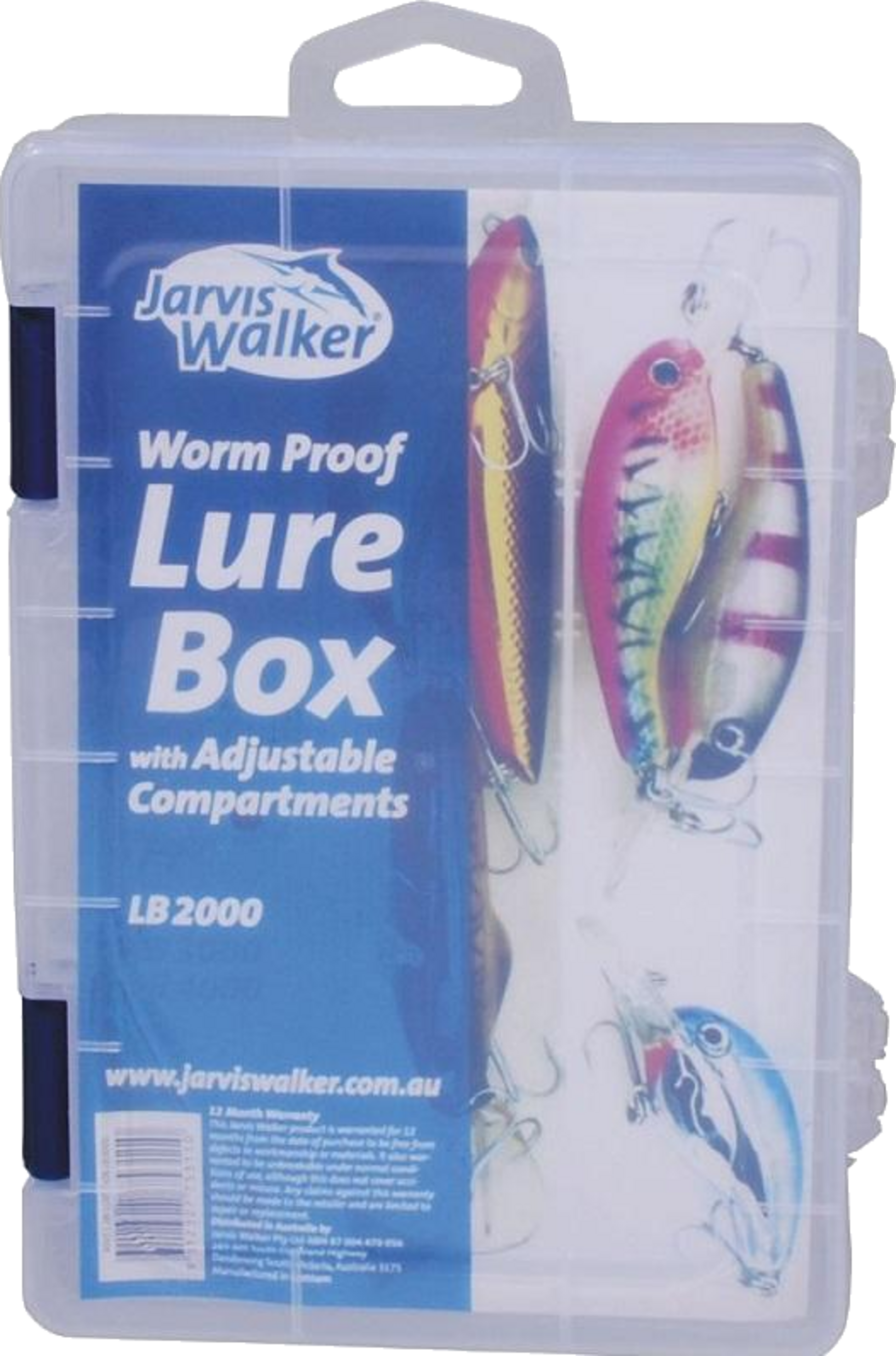 JARVIS WALKER, Jarvis Walker Lb2000 Lurebox 20x13,5x4cm