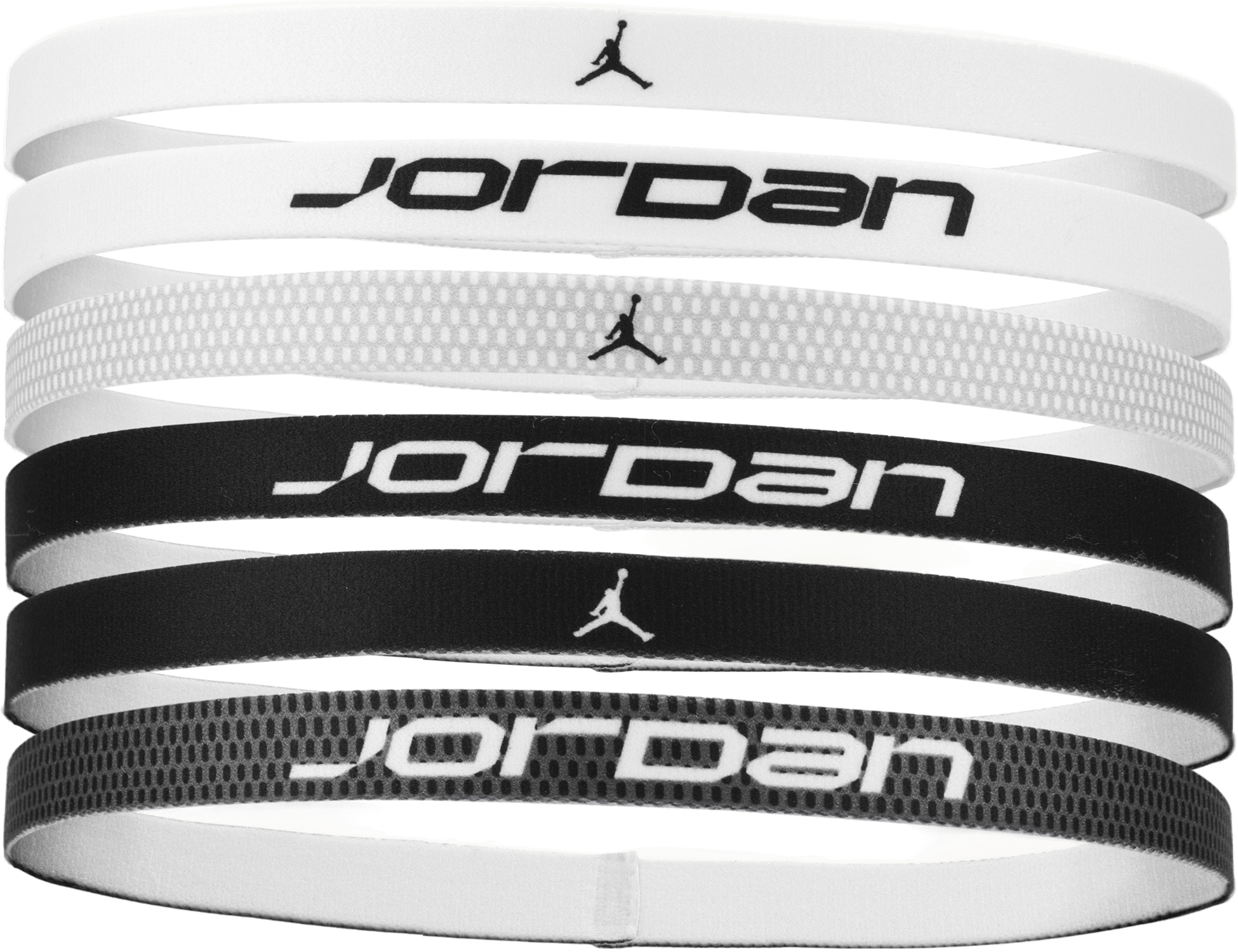 JORDAN, Jordan Elastic Sport Headbands 6 Pk Printed