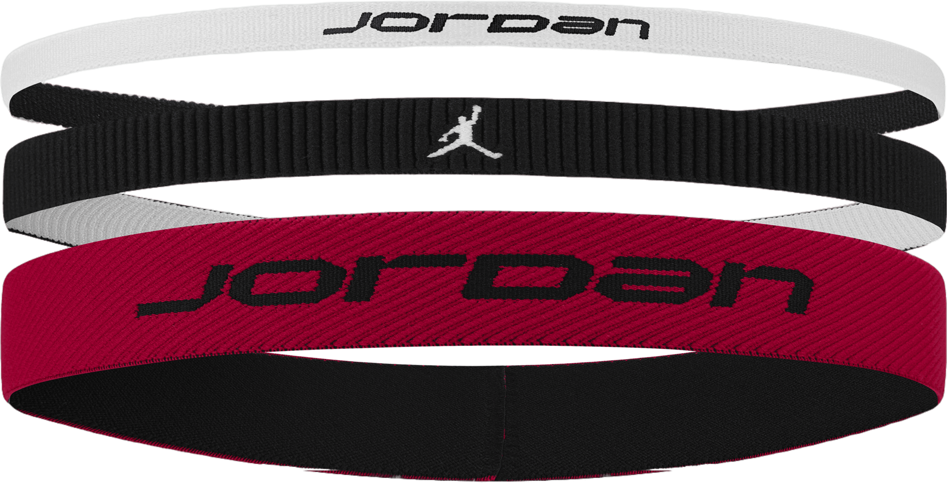 JORDAN, Jordan Elastic Sport Mixed Width Headbands 3 Pk