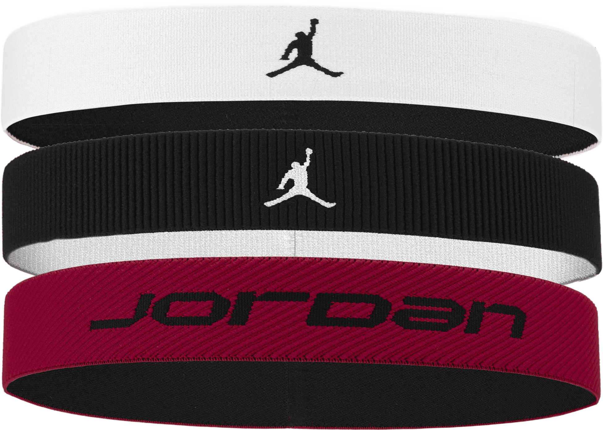 JORDAN, Jordan Elastic Sport Wide Headbands 3 Pk