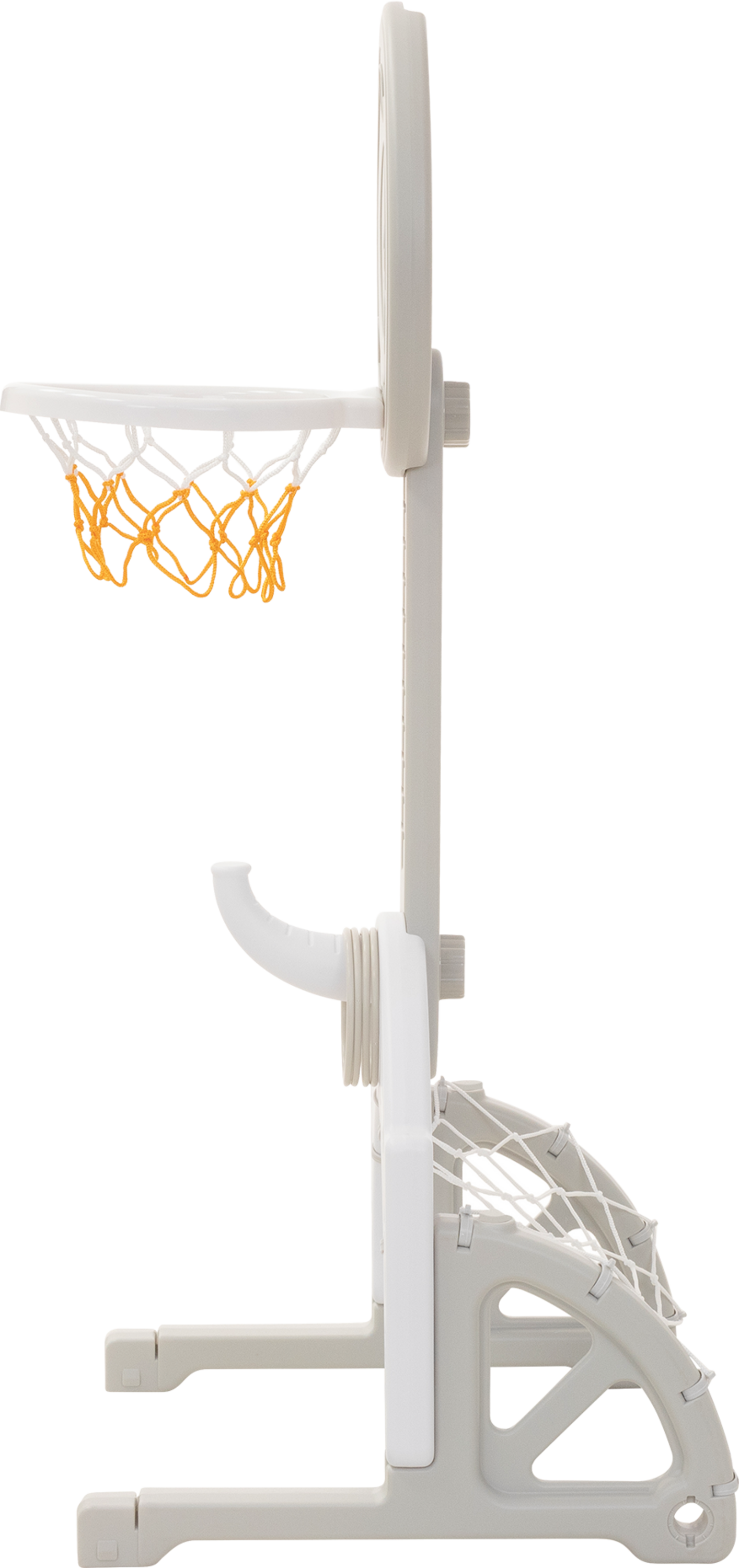 JOYZ, Joyz Kids Basketball Hoop Set 3-in-1, Height Adjustable, Including Football Goal, Rings And Balls
