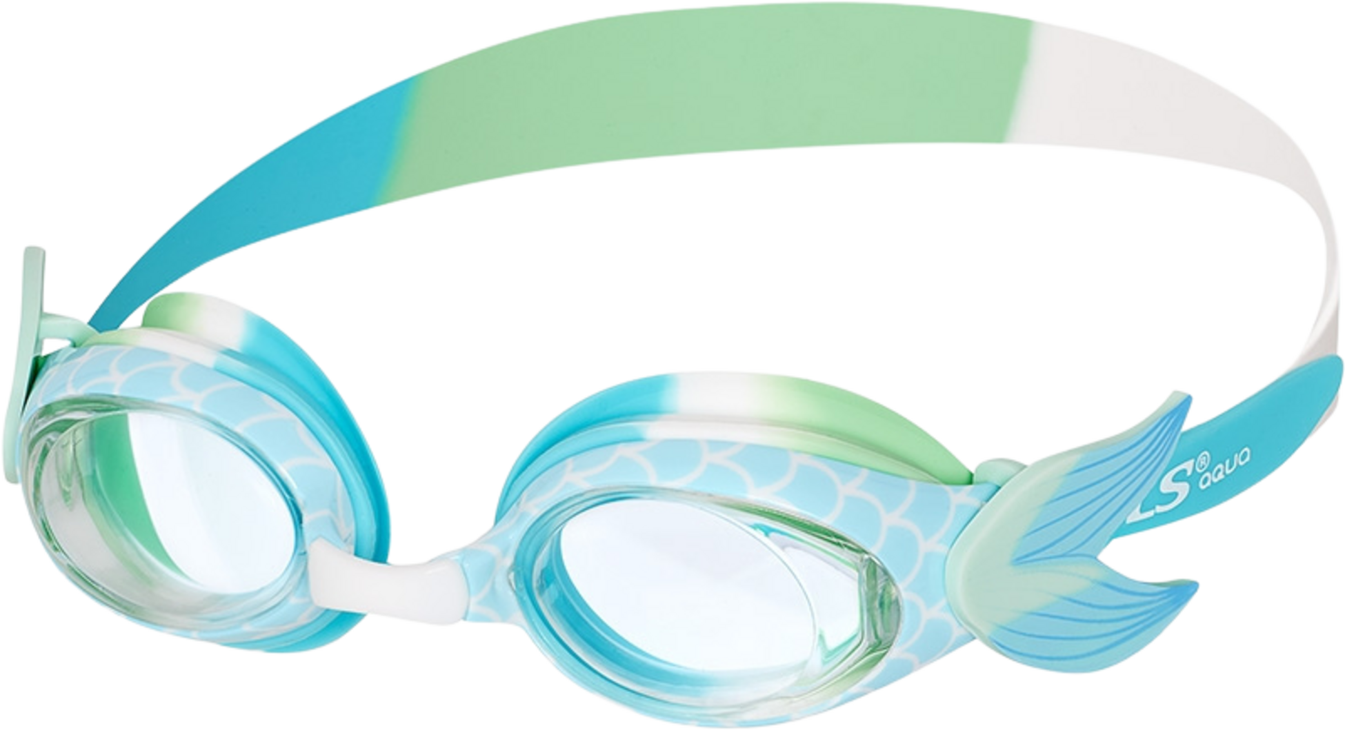 NORTHIX, Junior Swimming Goggles, Blue Mermaid Design