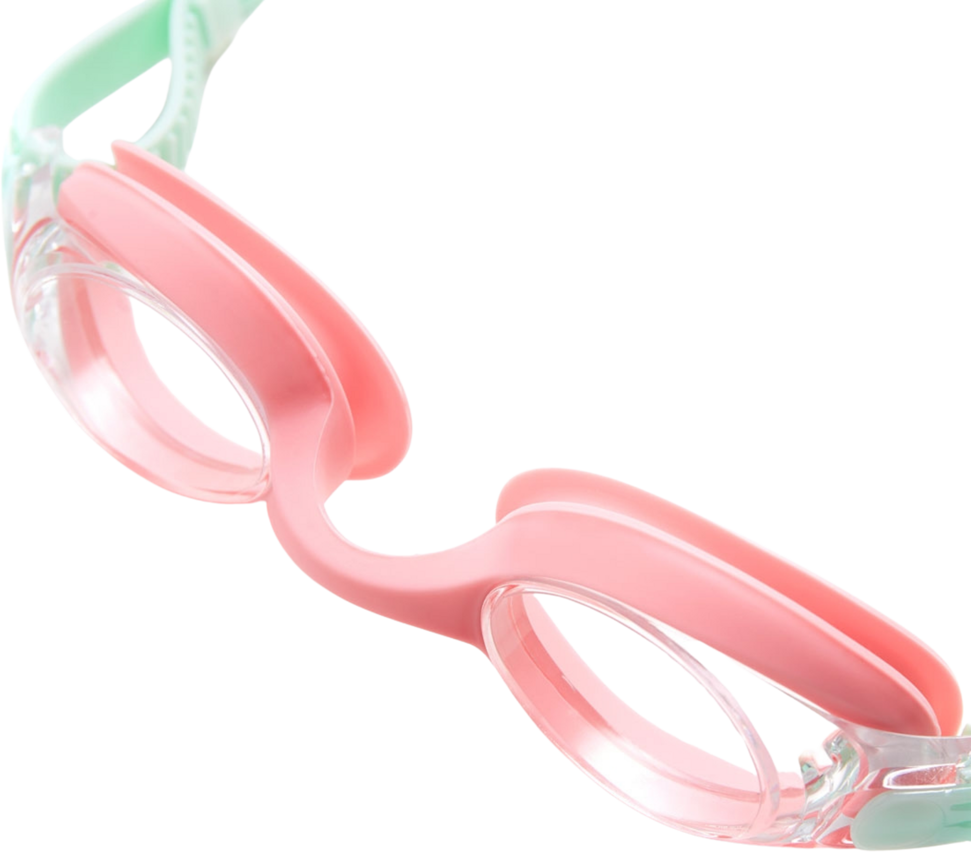 NORTHIX, Junior Swimming Goggles, Mint/pink, Anti-fog Lens