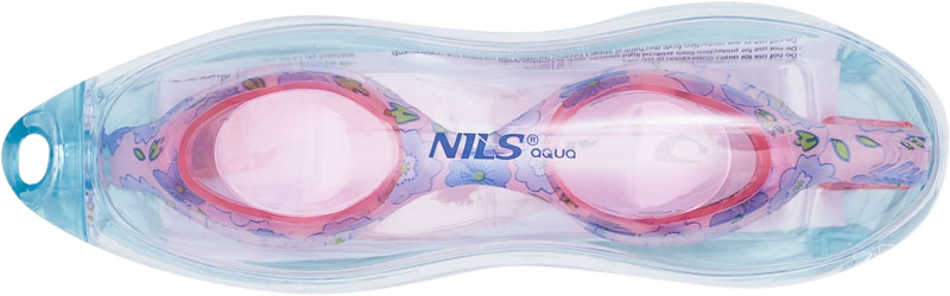 NORTHIX, Junior Swimming Goggles, Pink Flowers Design