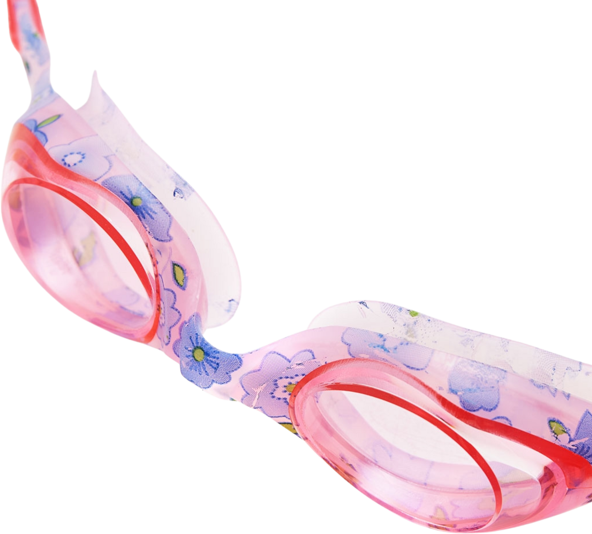 NORTHIX, Junior Swimming Goggles, Pink Flowers Design