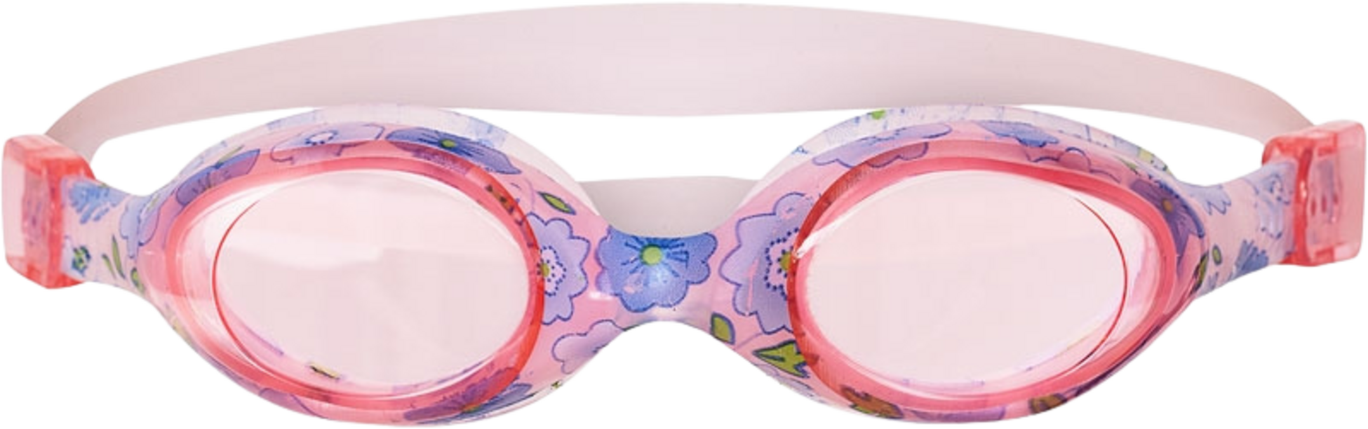 NORTHIX, Junior Swimming Goggles, Pink Flowers Design