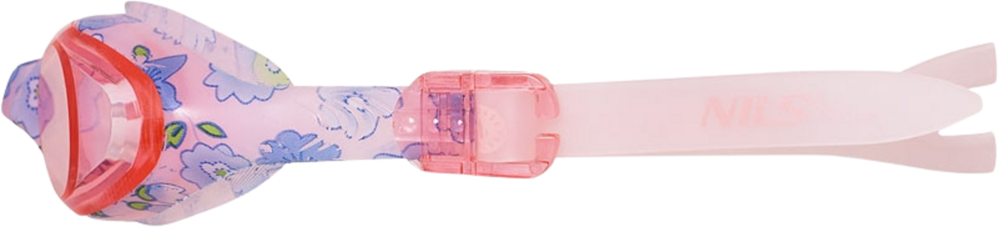 NORTHIX, Junior Swimming Goggles, Pink Flowers Design