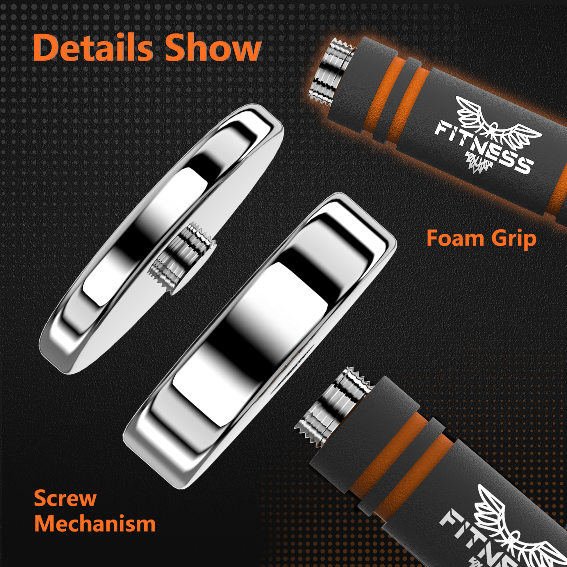HOMEFITNESSCODE, Justerbara Hantlar 2x5 Kg &ndash; Kompakt Hantelset F&ouml;r Hemmatr&auml;ning
