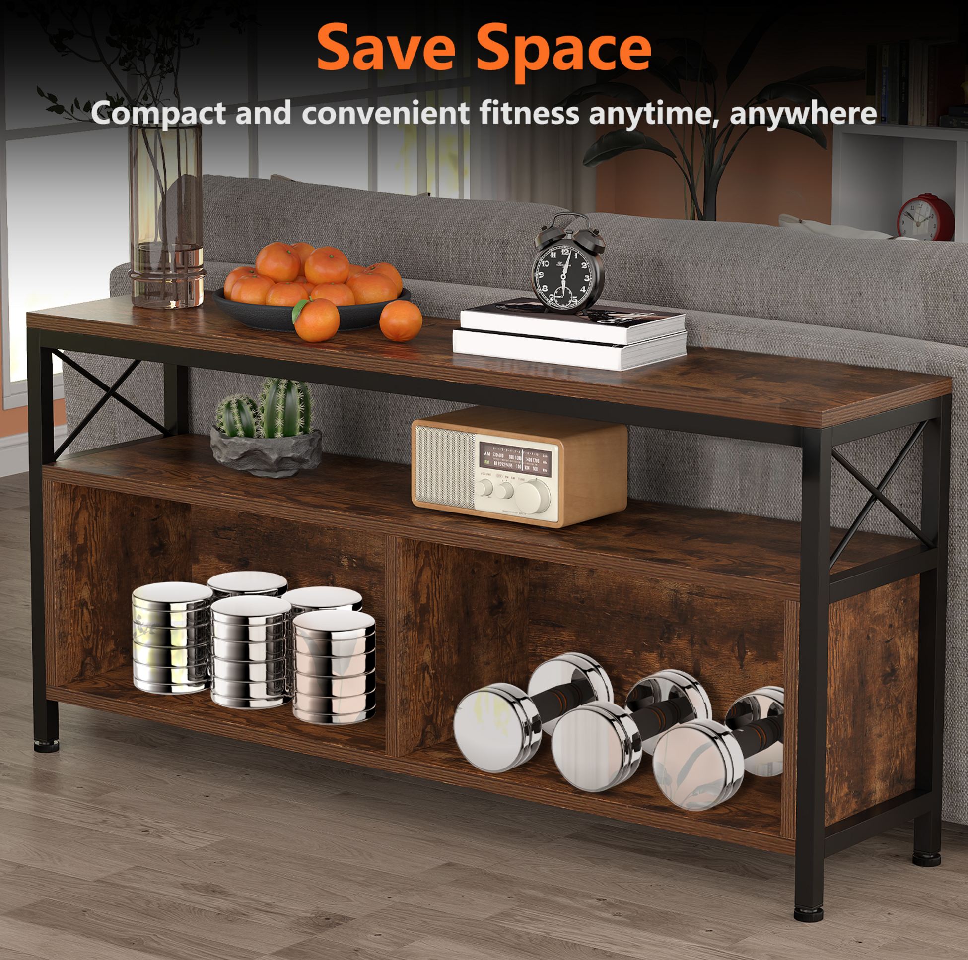 HOMEFITNESSCODE, Justerbara Hantlar 2x5 Kg &ndash; Kompakt Hantelset F&ouml;r Hemmatr&auml;ning