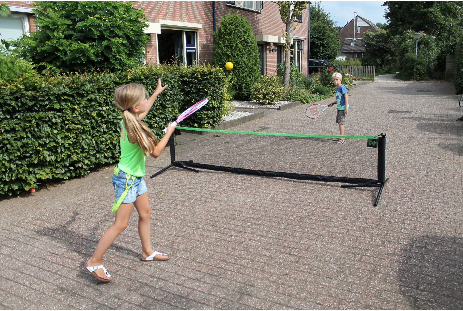 EXIT, Justerbart Sportn&auml;t 155x300cm - Svart