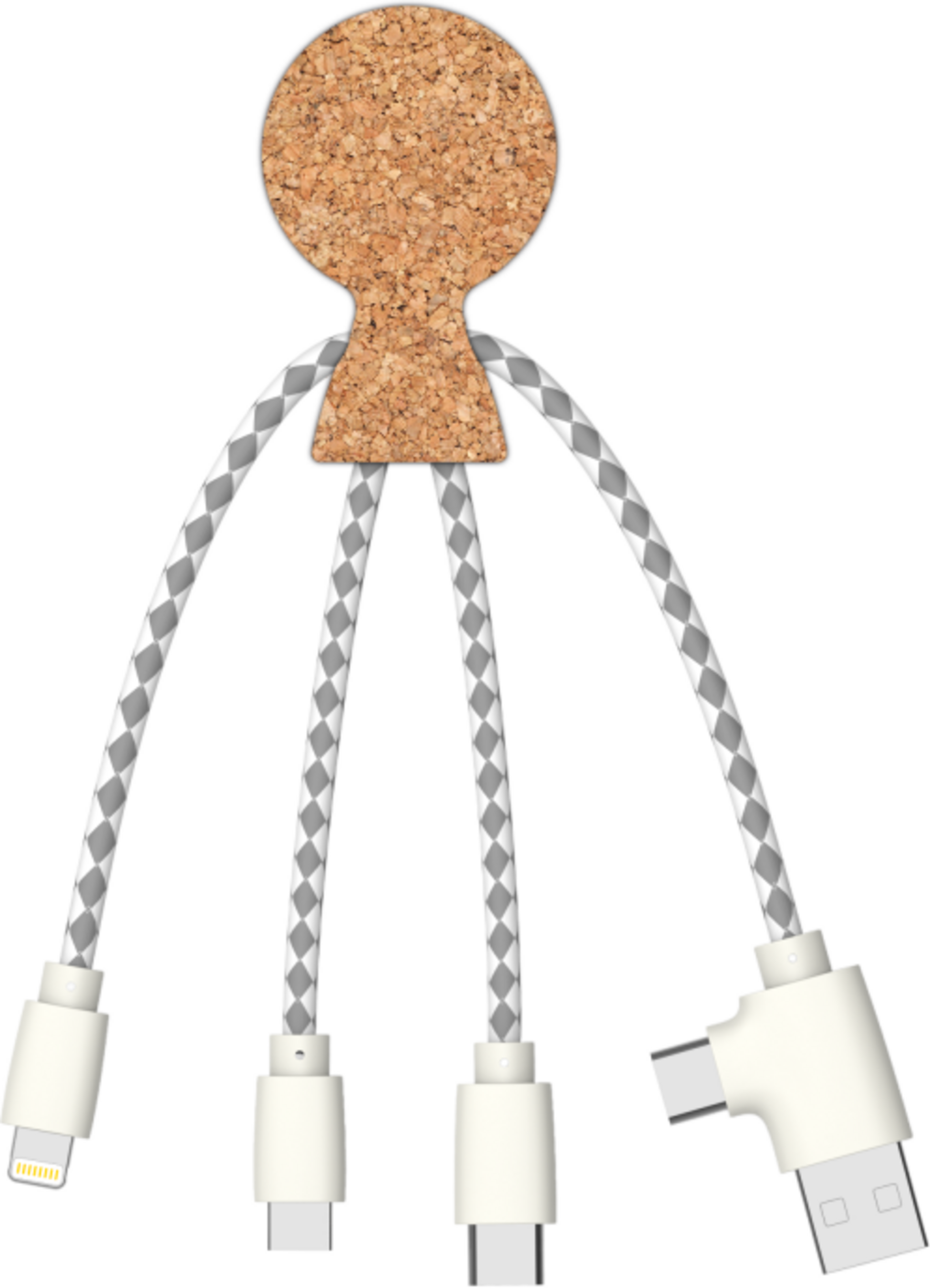 XOOPAR, Kabel Mr Bio Multi-anslutningar Usb Kork