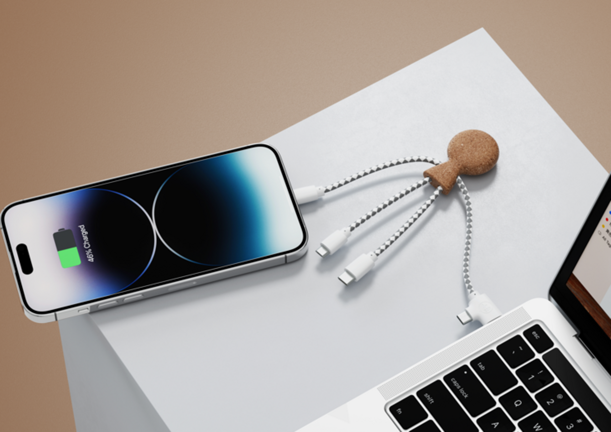 XOOPAR, Kabel Mr Bio Multi-anslutningar Usb Kork