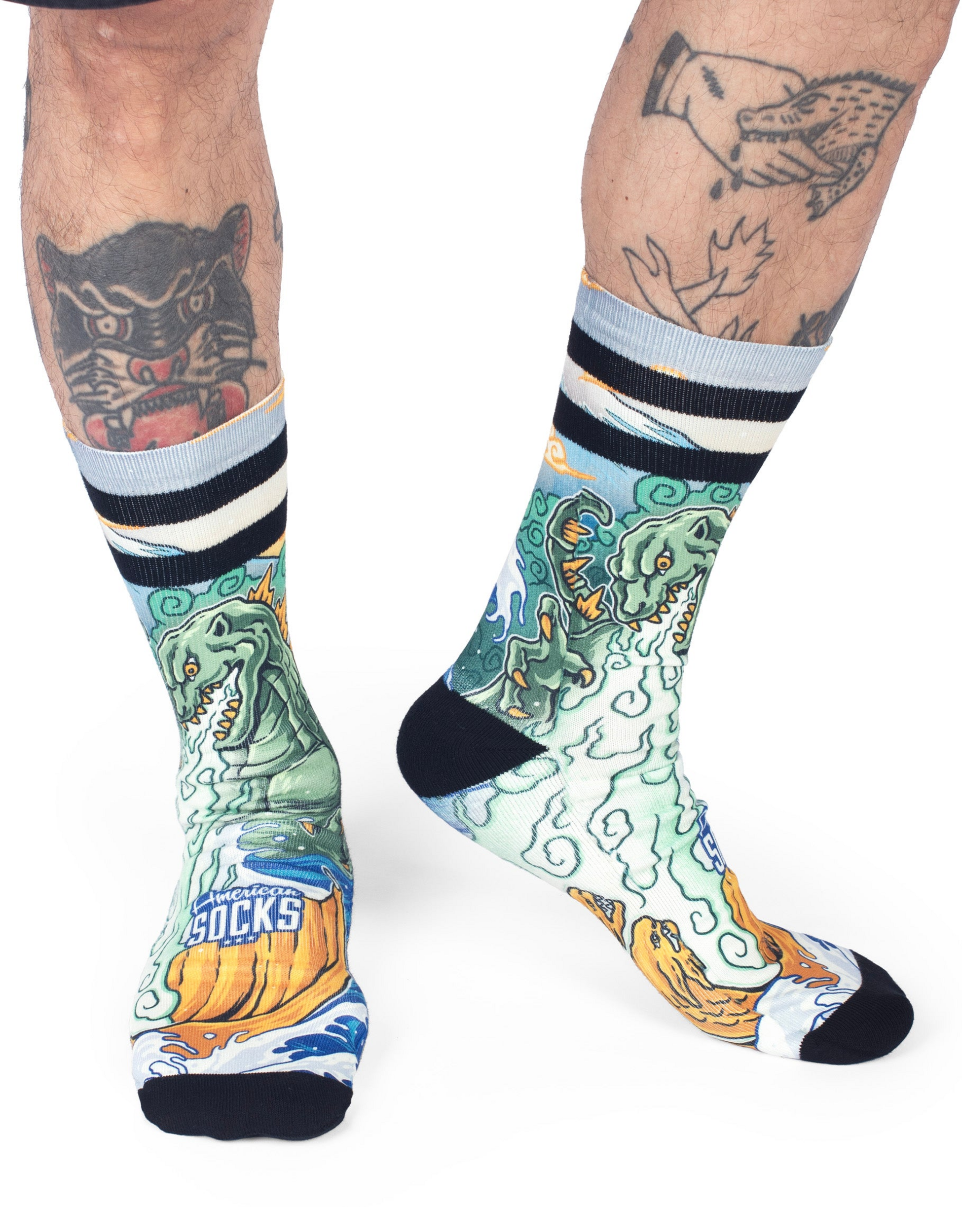 AMERICAN SOCKS, Kaiju King - Mid High