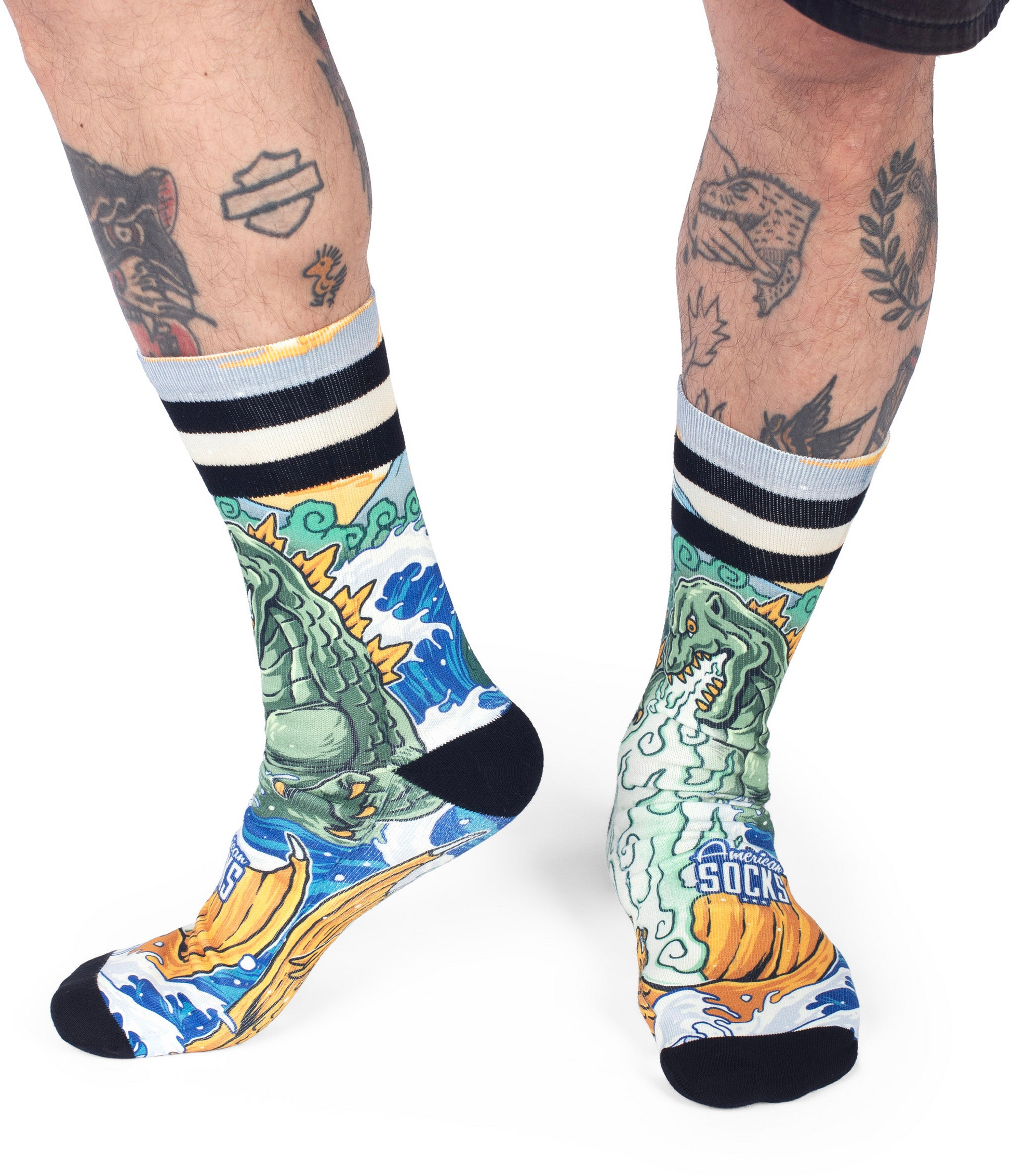 AMERICAN SOCKS, Kaiju King - Mid High