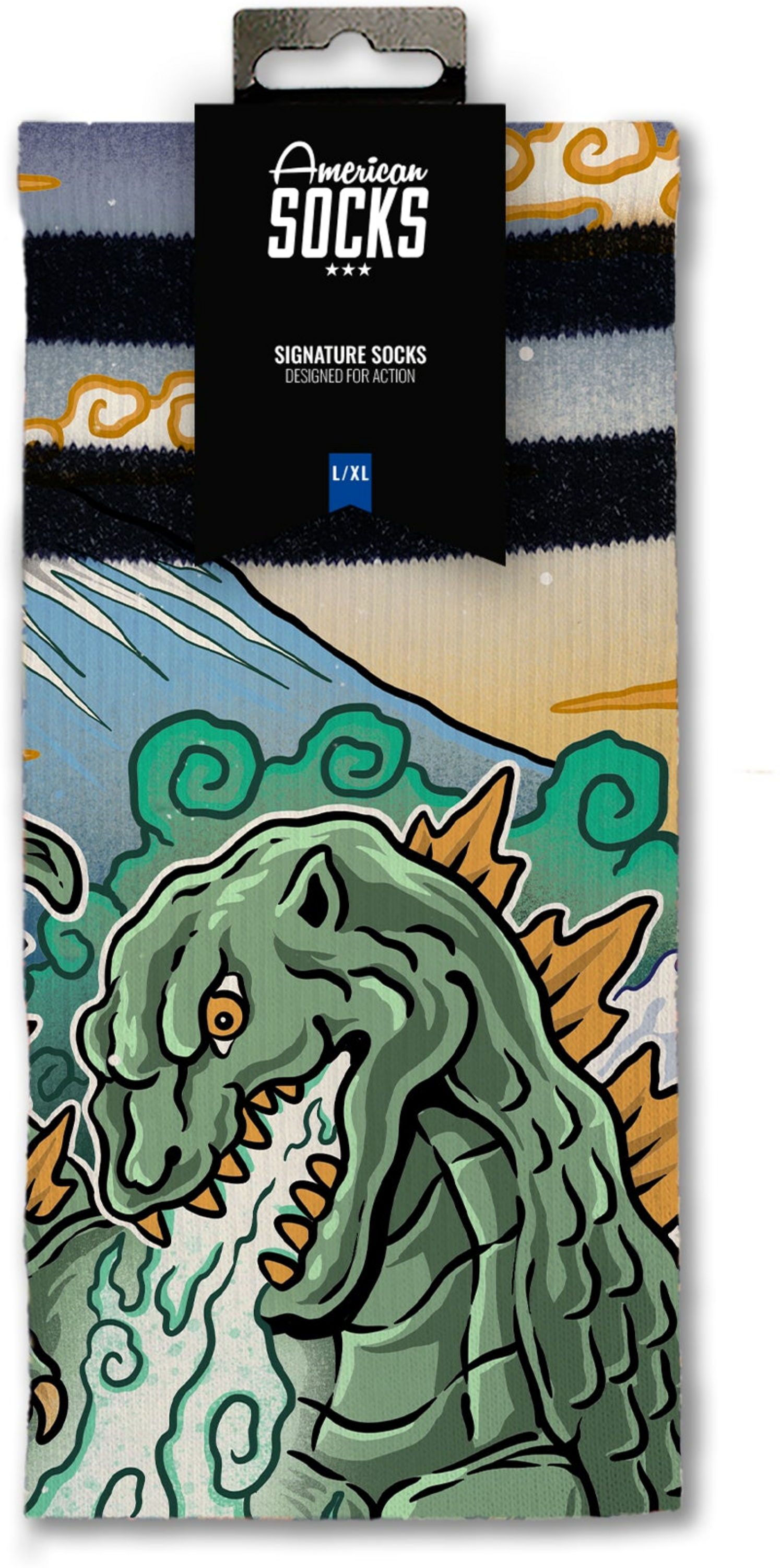 AMERICAN SOCKS, Kaiju King - Mid High