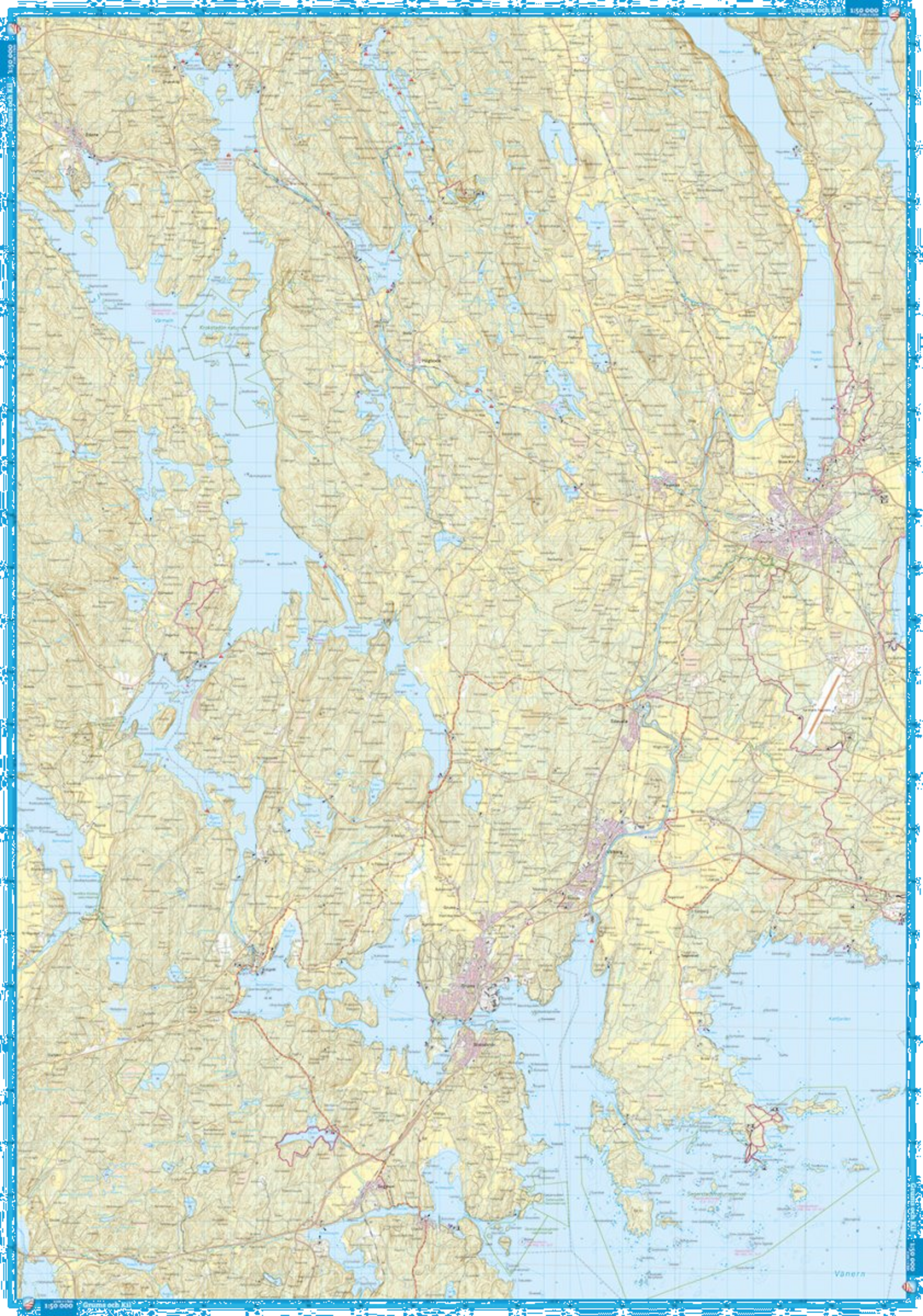 CALAZO, Karlstad  V&auml;rmlandssk&auml;rg&aring;rden 1:50.000