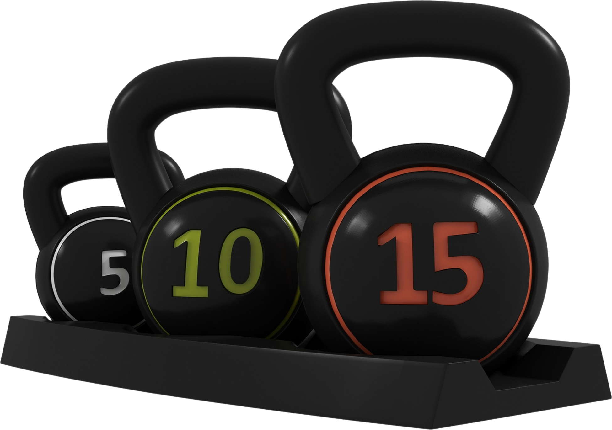 NORTHIX, Kettlebell, 2.2kg, 4.5kg, 6.8kg Kettlebell, Set Of 3 Ball Weights For Gymnastics, Strength Training,