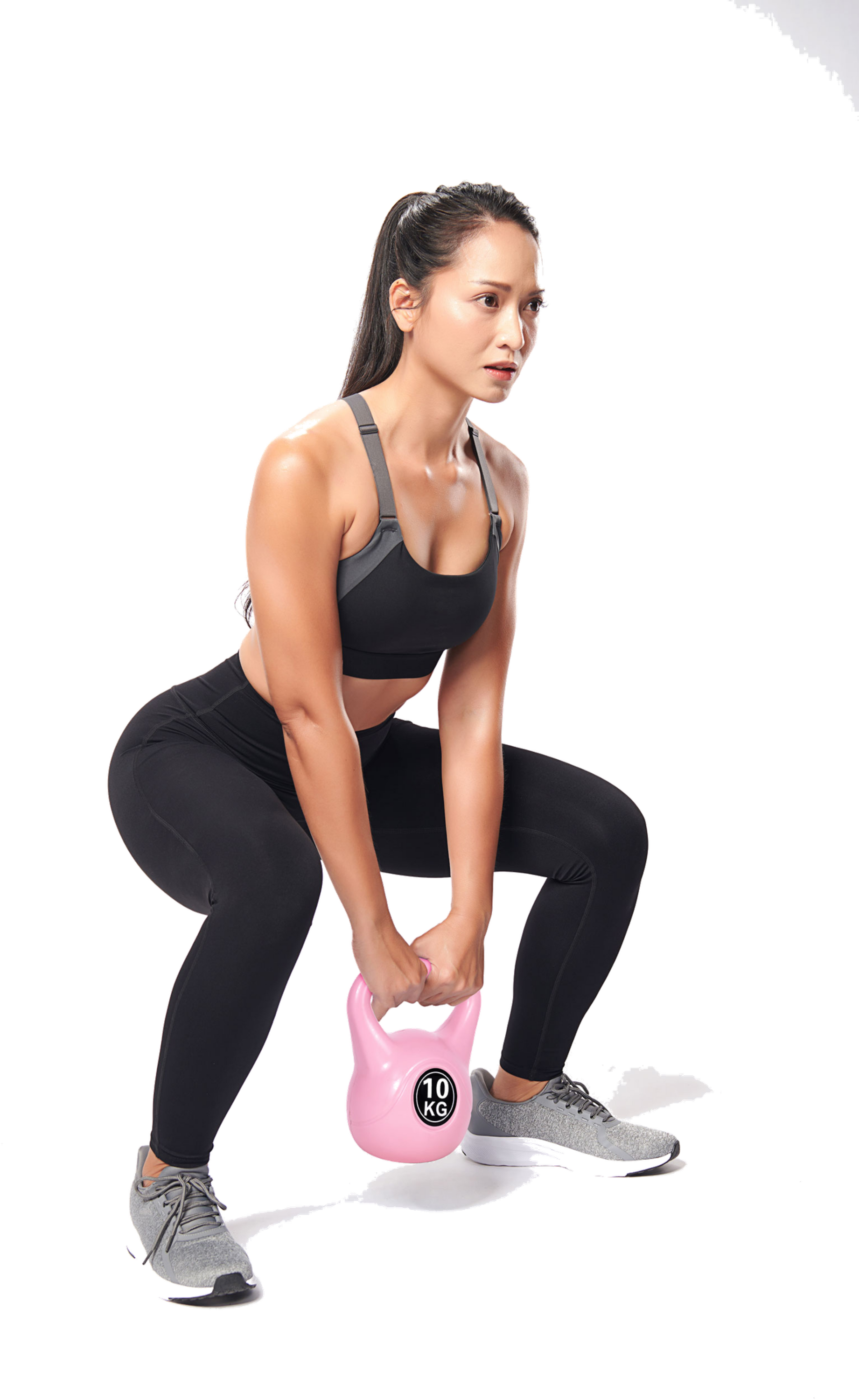 NORTHIX, Kettlebell 10 Kg For Exercise, Dumbbell, Weight Ball, Fitness Load, Pink, Modernhome