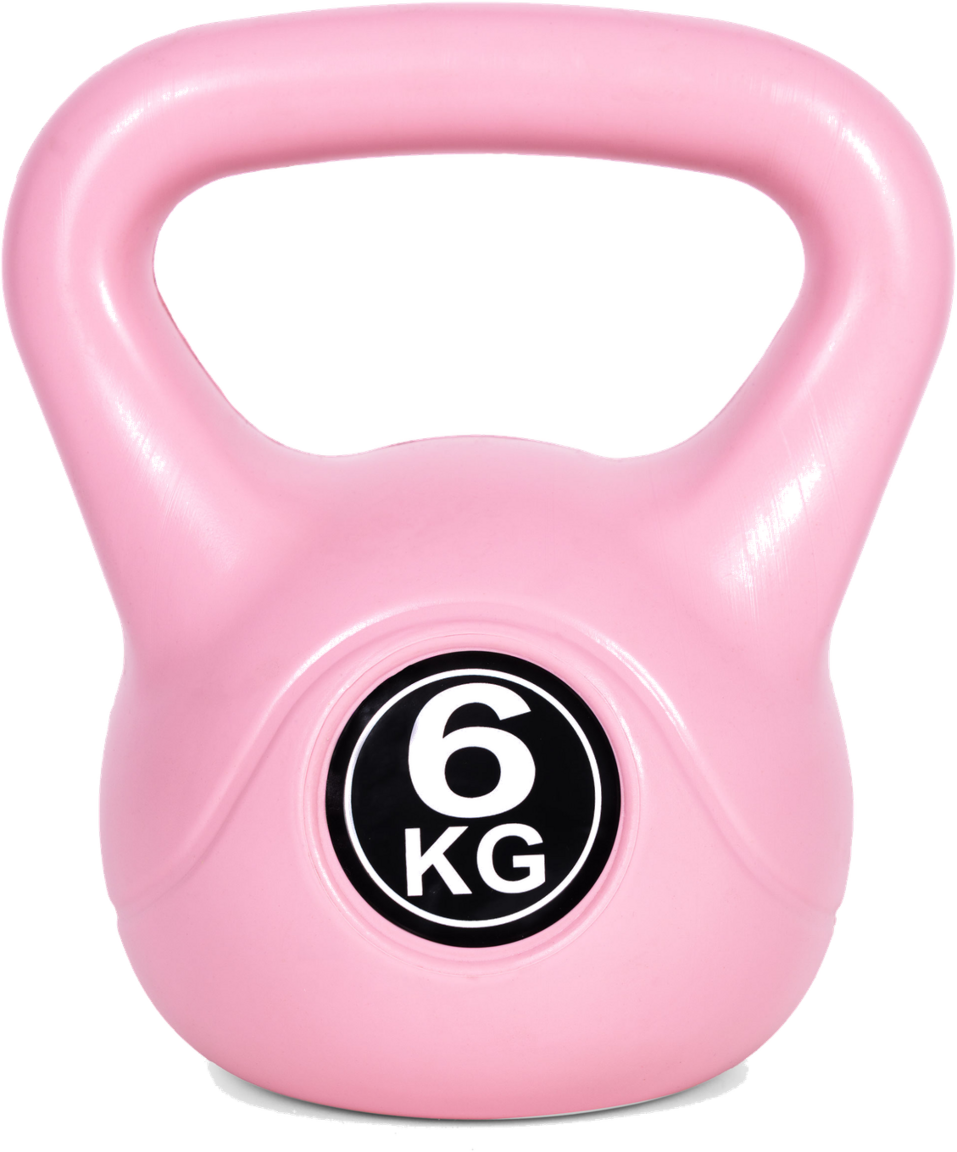 B2X, Kettlebell 6 Kg For Exercise, Dumbbell, Weight Ball, Fitness Load, Pink, Modernhome