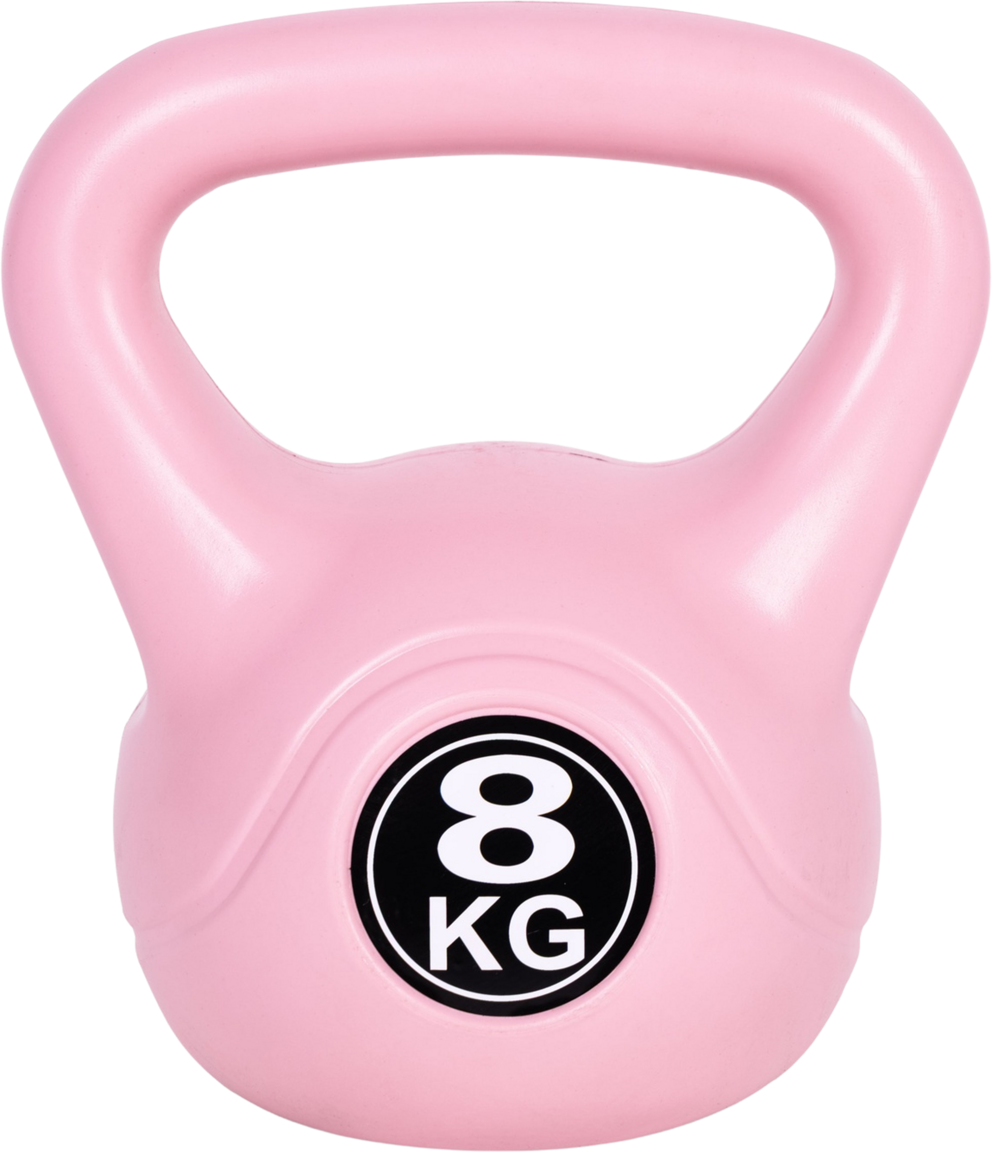 NORTHIX, Kettlebell 8 Kg For Exercise, Dumbbell, Weight Ball, Fitness Load, Pink, Modernhome