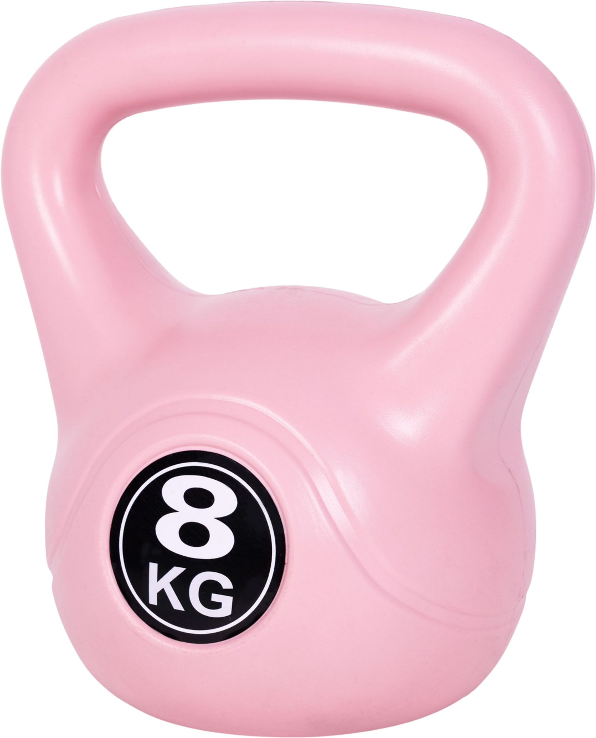 NORTHIX, Kettlebell 8 Kg For Exercise, Dumbbell, Weight Ball, Fitness Load, Pink, Modernhome