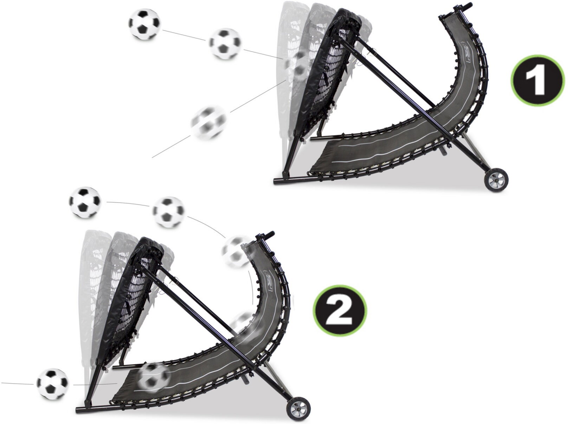 EXIT, Kickback Fotboll Rebounder 124x90 Cm