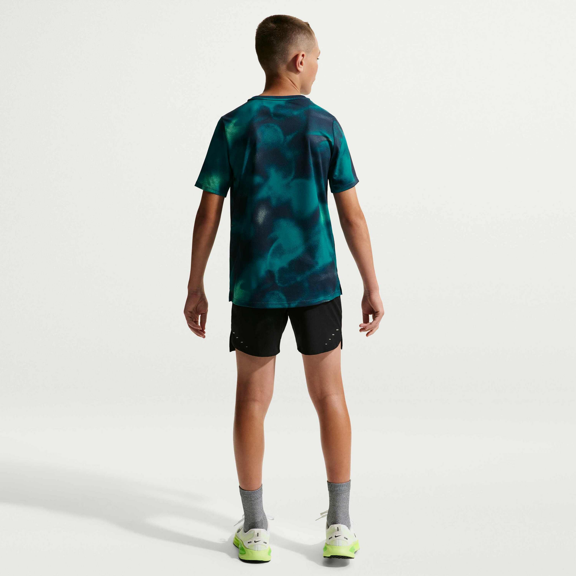 NIKE, Kids' Dri-fit Short-sleeve Running Top Miler