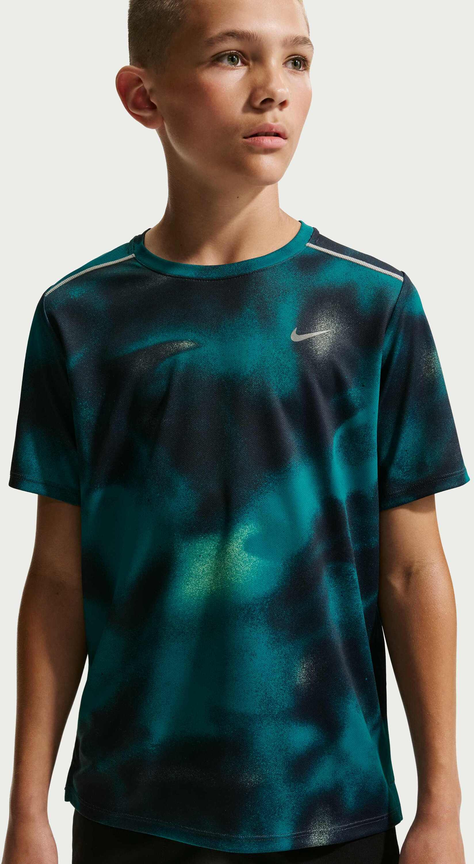 NIKE, Kids' Dri-fit Short-sleeve Running Top Miler