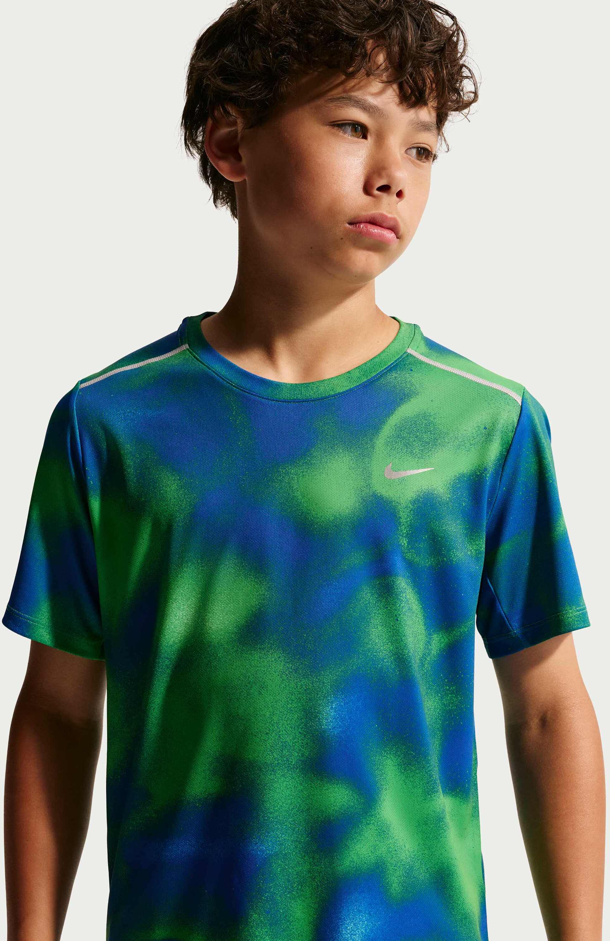 NIKE, Kids' Dri-fit Short-sleeve Running Top Miler