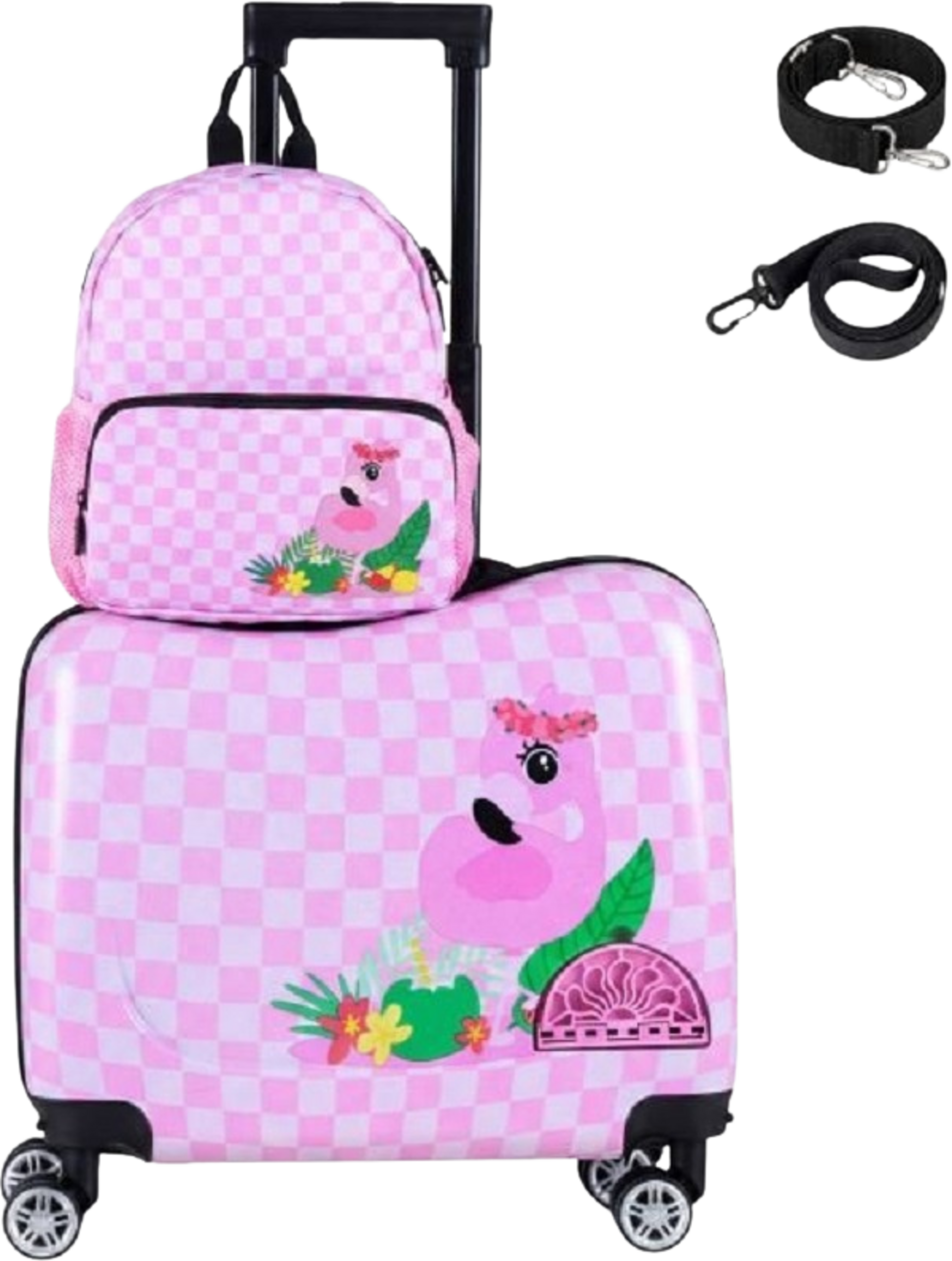NORTHIX, Kids 2-piece Ride-on Carry-on Luggage Set, Backpack