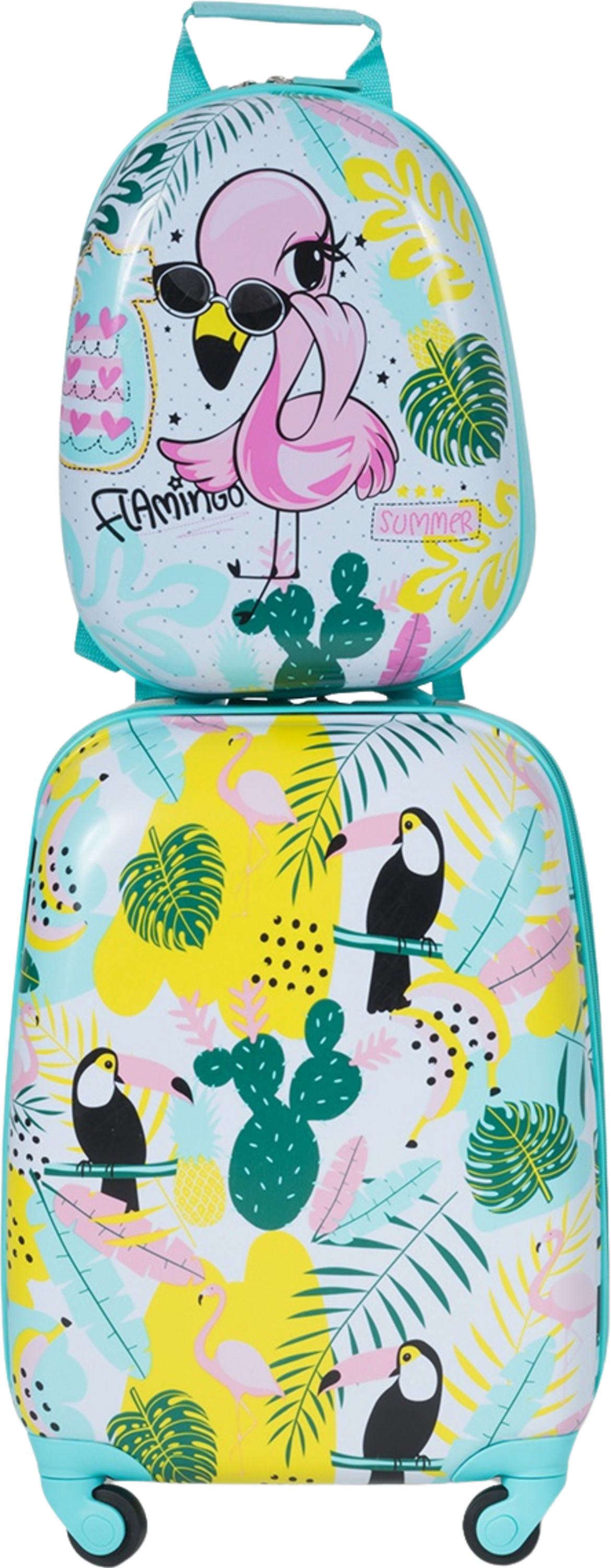 NORTHIX, Kids Carry-on Luggage Set, 16in Suitcase, 12in Backpack