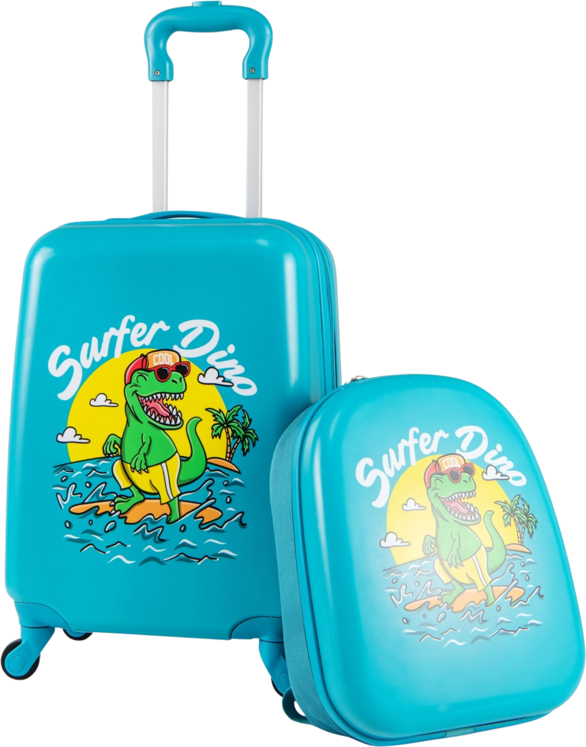 NORTHIX, Kids Luggage Set With Wheels &ndash; 17" Suitcase  13" Backpack