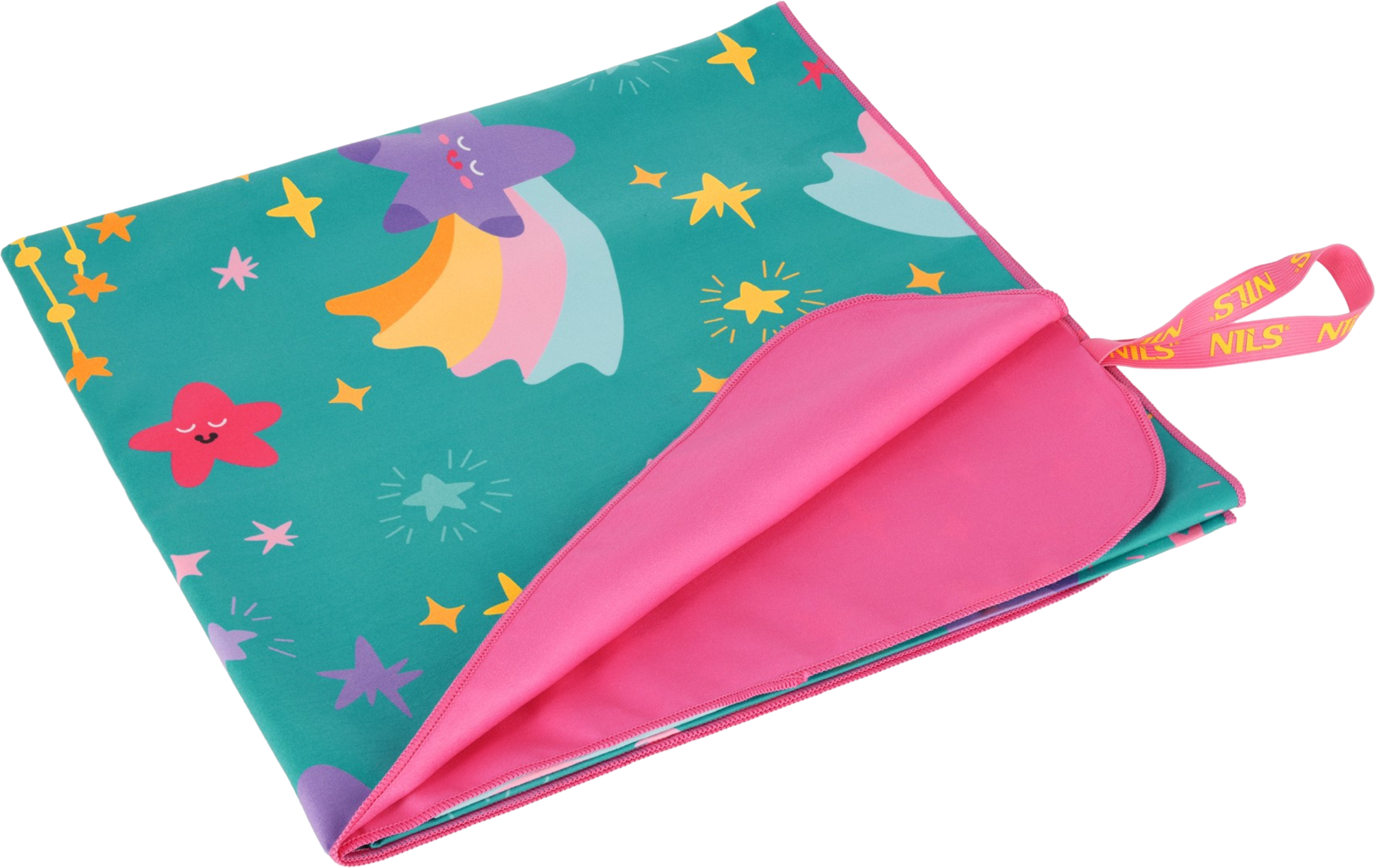 NORTHIX, Kids Microfiber Towel, Stars Print, 160 X 80 Cm