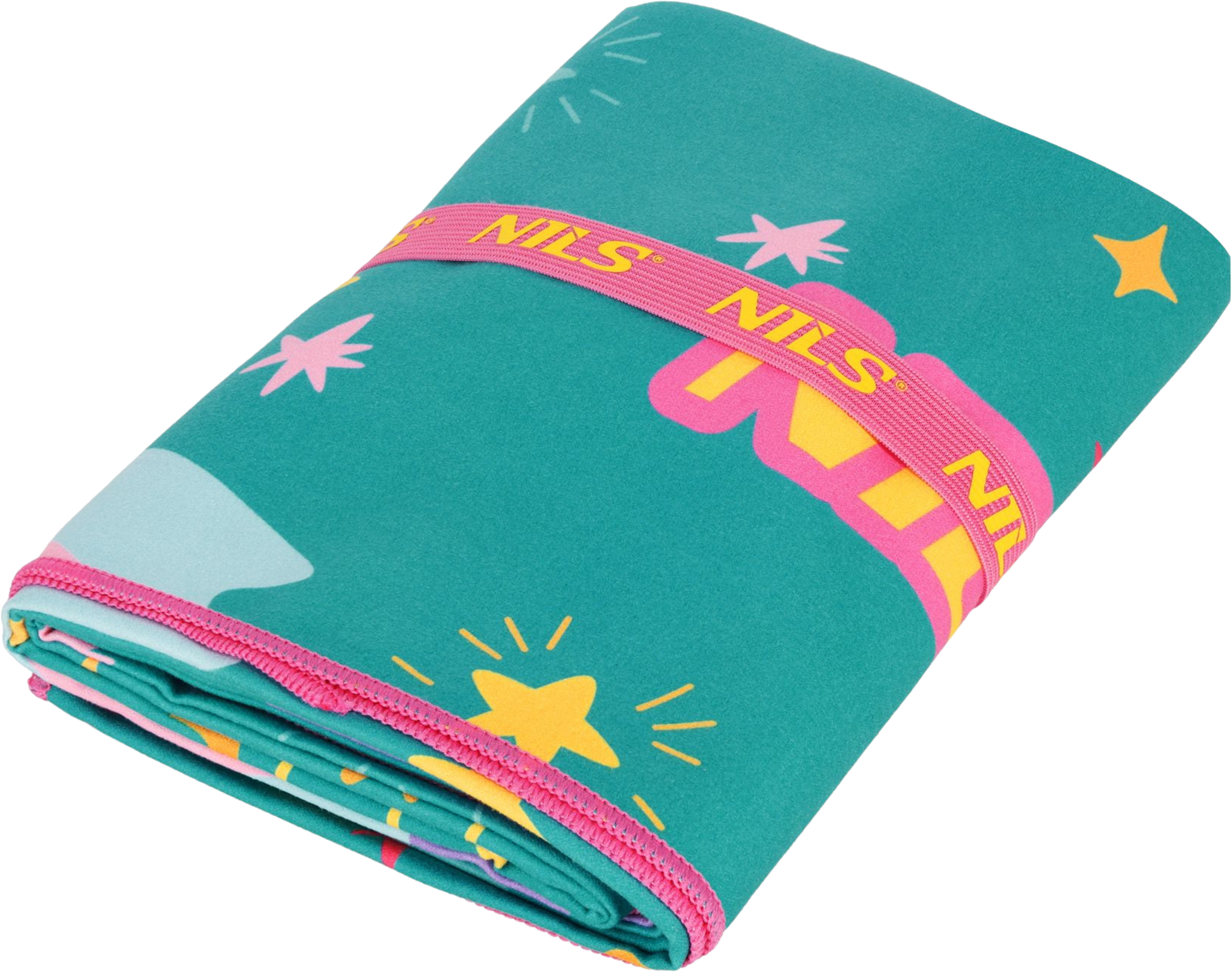 NORTHIX, Kids Microfiber Towel, Stars Print, 160 X 80 Cm