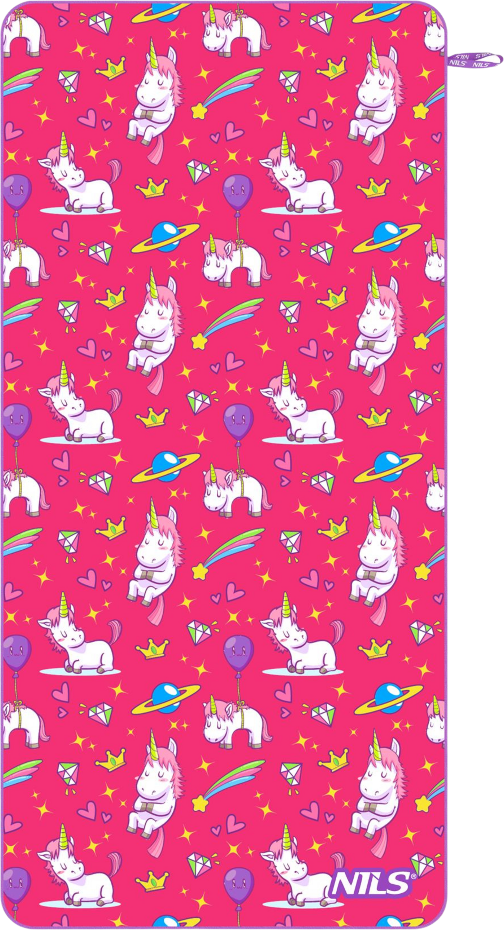 NORTHIX, Kids Unicorn Microfiber Towel, 160 X 80 Cm, Quick Dry