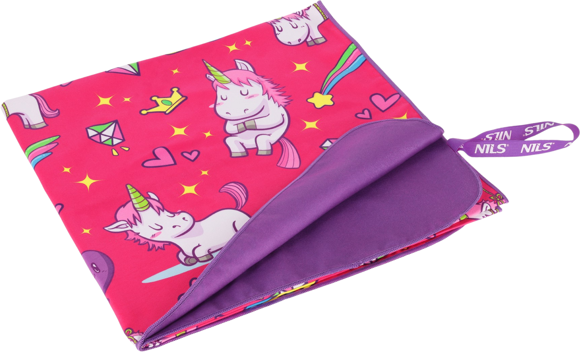 NORTHIX, Kids Unicorn Microfiber Towel, 160 X 80 Cm, Quick Dry