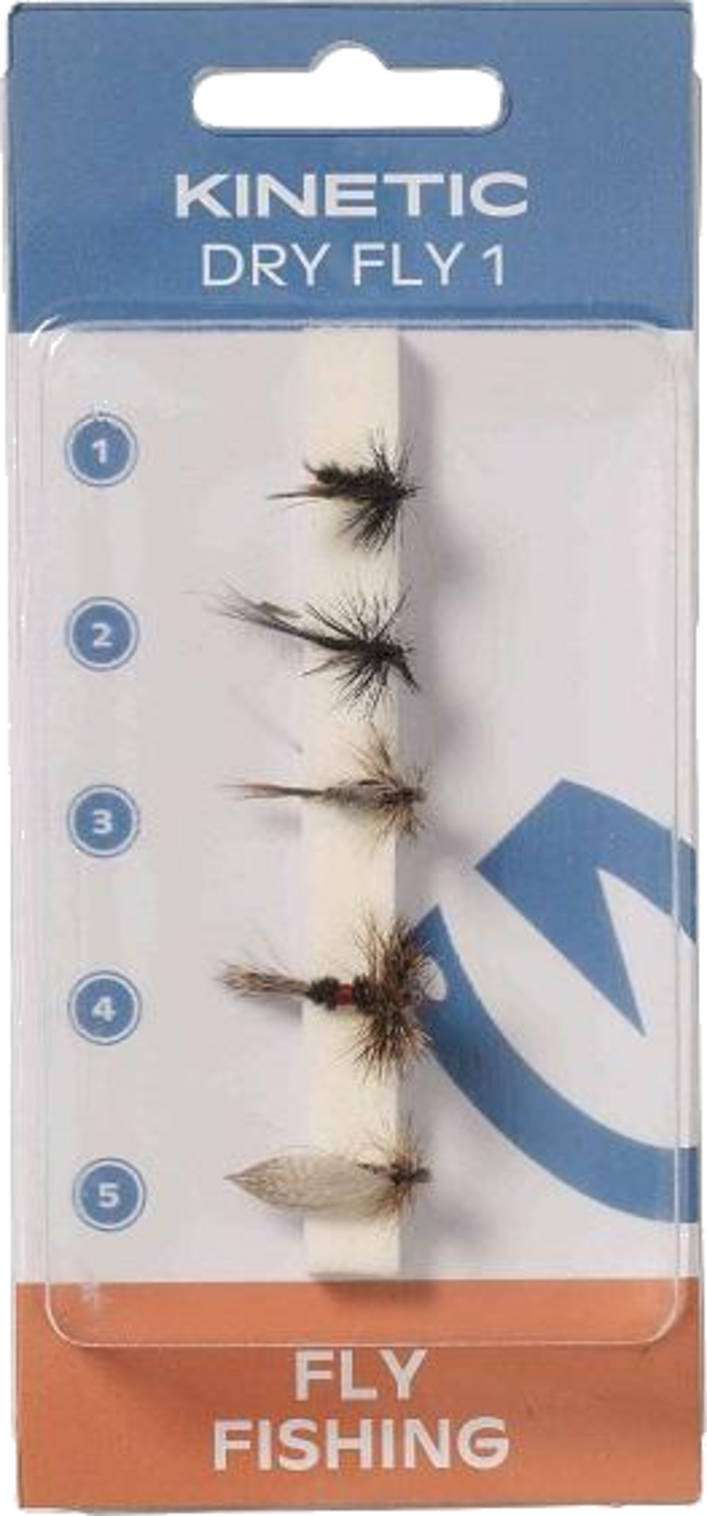 KINETIC, Kinetic Dry Flies 1 5pcs