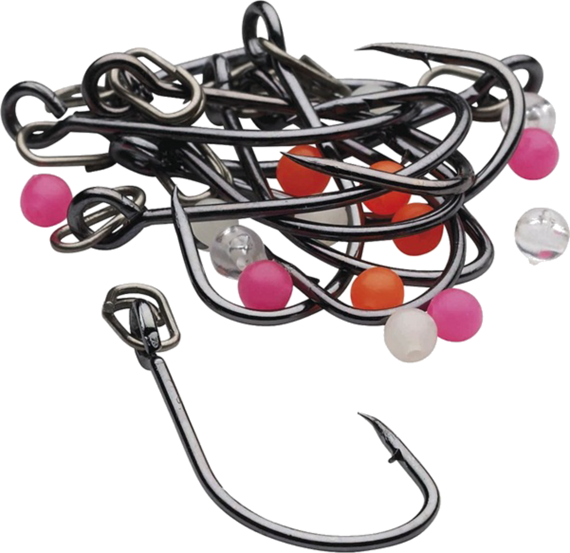 KINETIC, Kinetic Inline Single Hook Kit #1/0 Black Nickel 10pcs