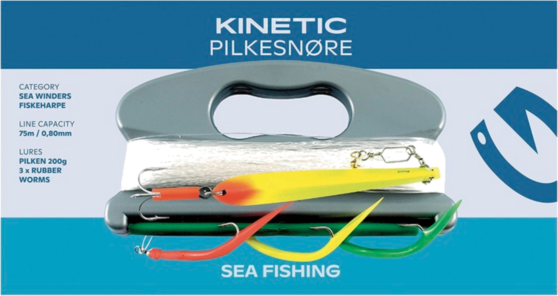 KINETIC, Kinetic Pilkesn&oslash;re 75m 0,80mm 200g