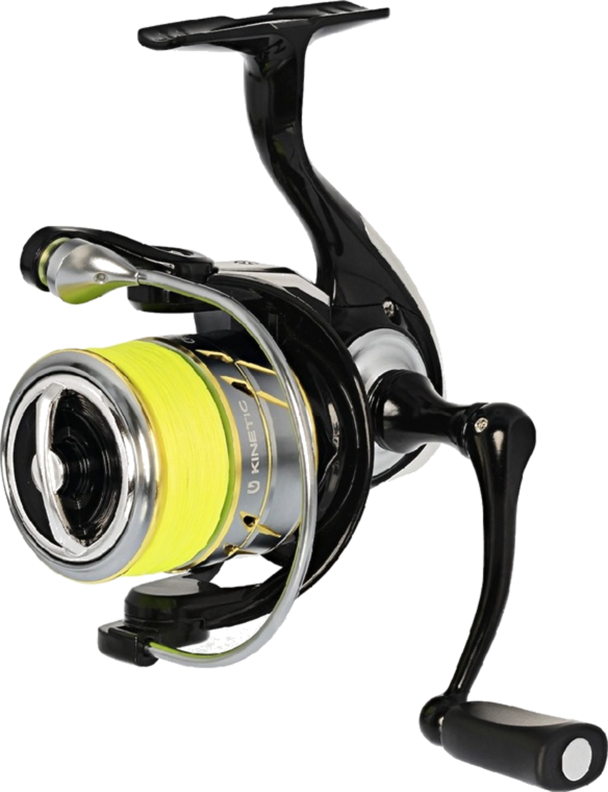 KINETIC, Kinetic Spinning Reel Ciri 3000 Fd 5+1bb With Braided Line 0.20mm/125m