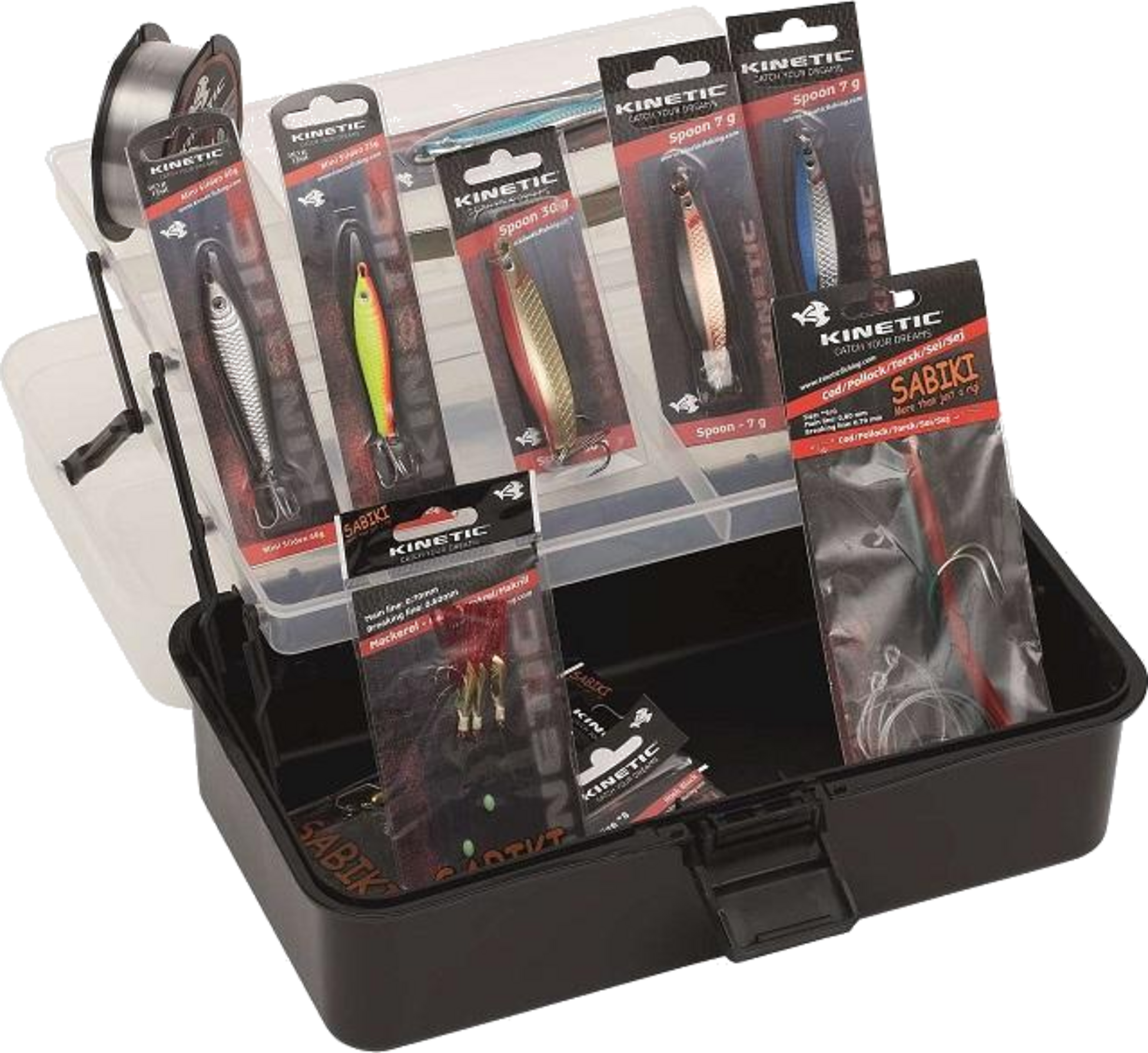 KINETIC, Kinetic Tackle Box Big Kit - Saltwater