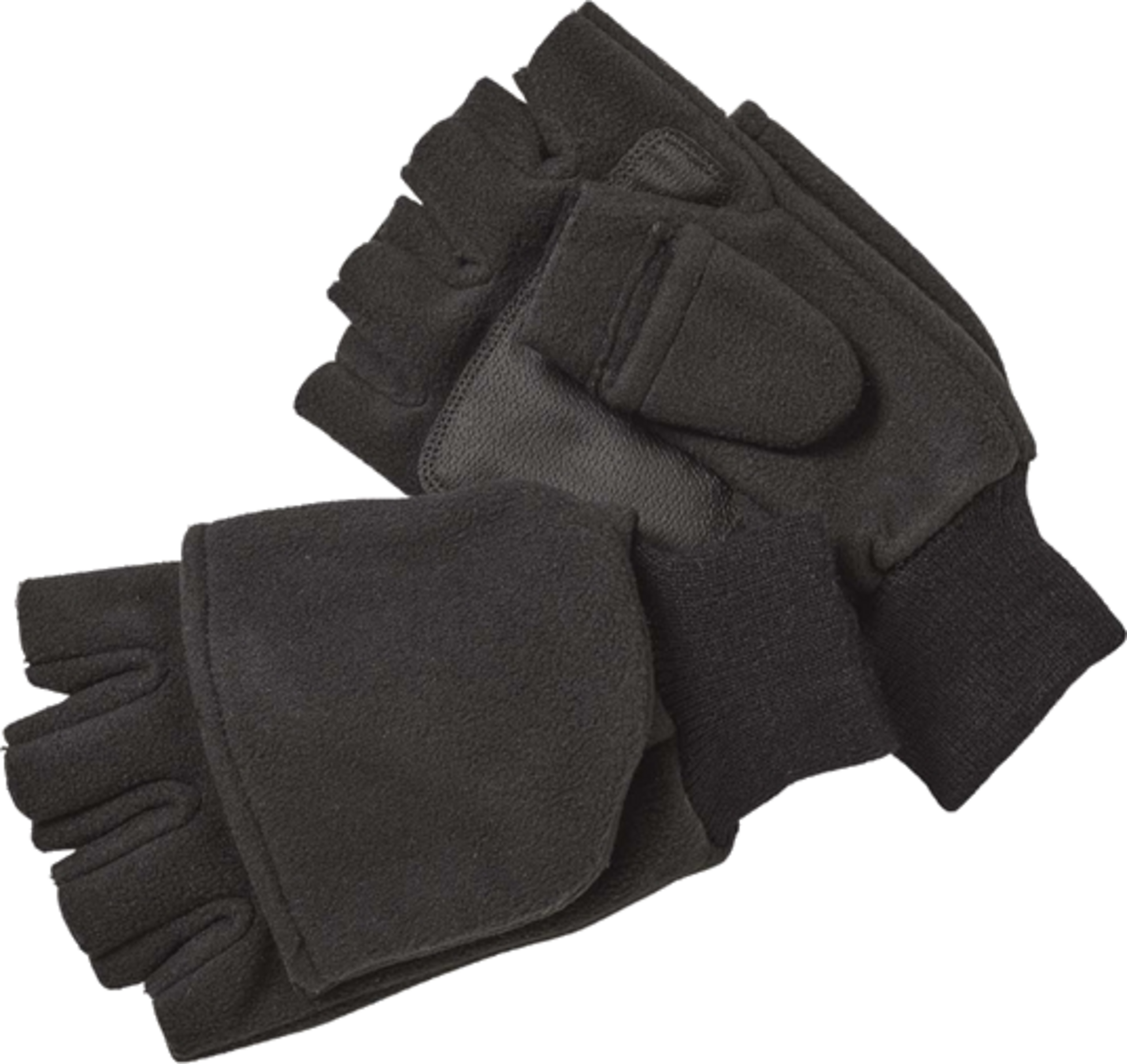 KINETIC, Kinetic Wind Stop Fold Over Mitt Xl Black